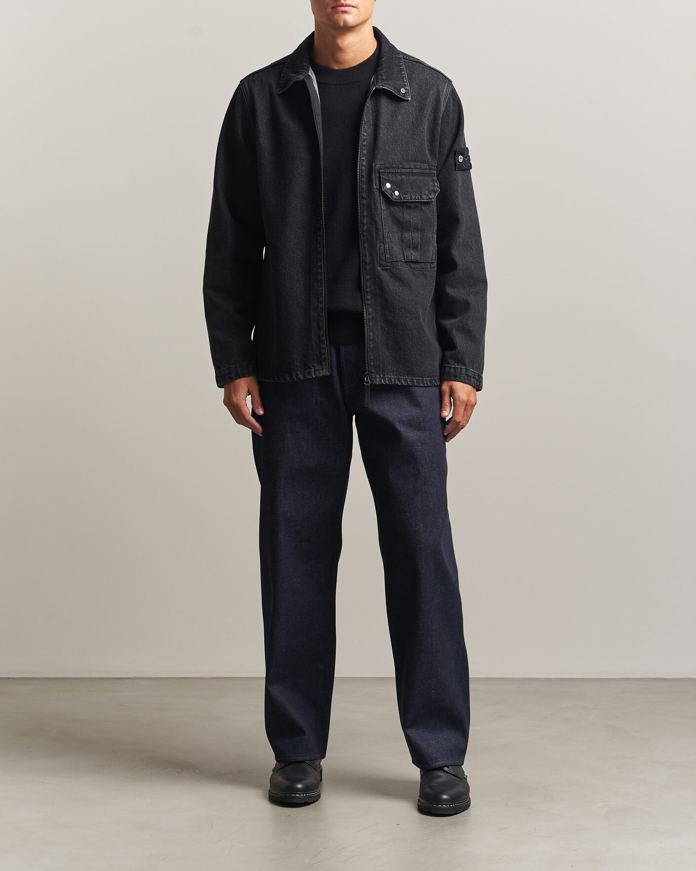 Herre | Bukser | Stone Island | Loose Fit Jeans Blue Raw