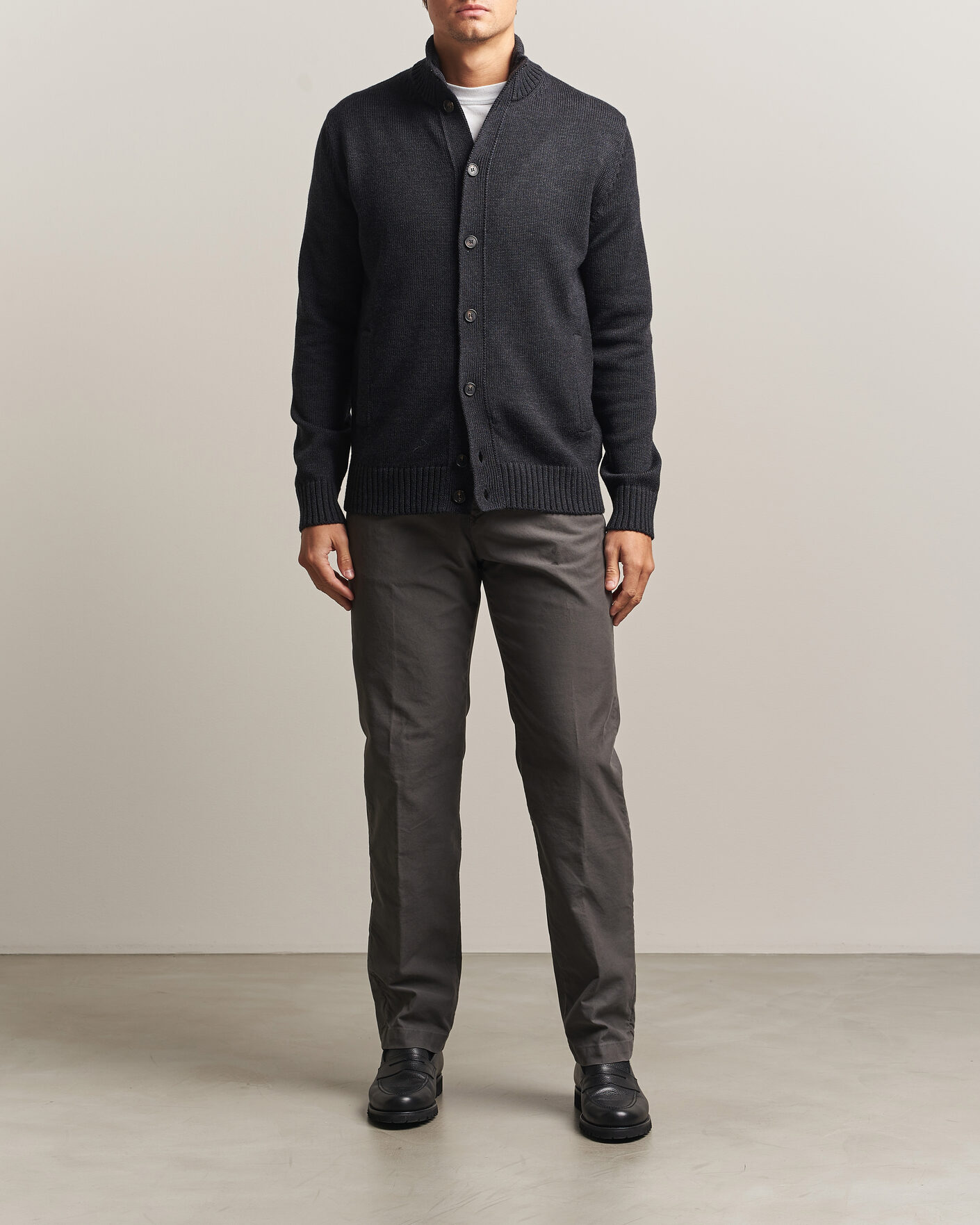 Herre | Trøjer | Zanone | Virgin Merino Wool Chioto Grey Melange