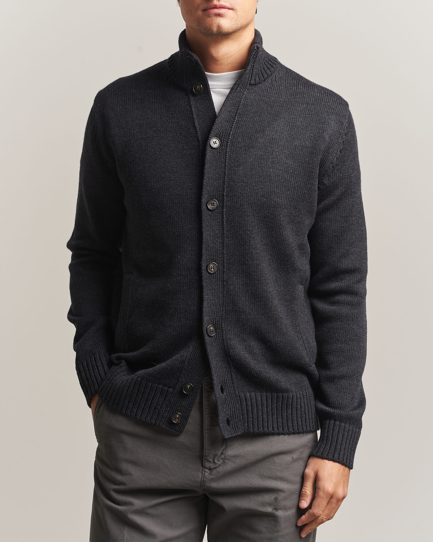 Herre | Trøjer | Zanone | Virgin Merino Wool Chioto Grey Melange