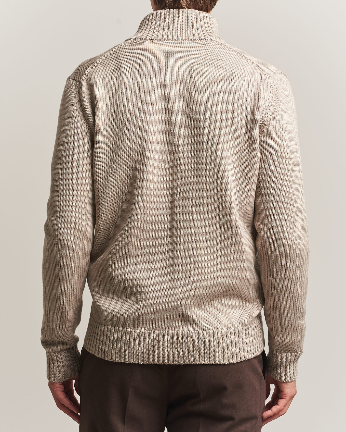 Herre | Trøjer | Zanone | Virgin Merino Wool Chioto Beige