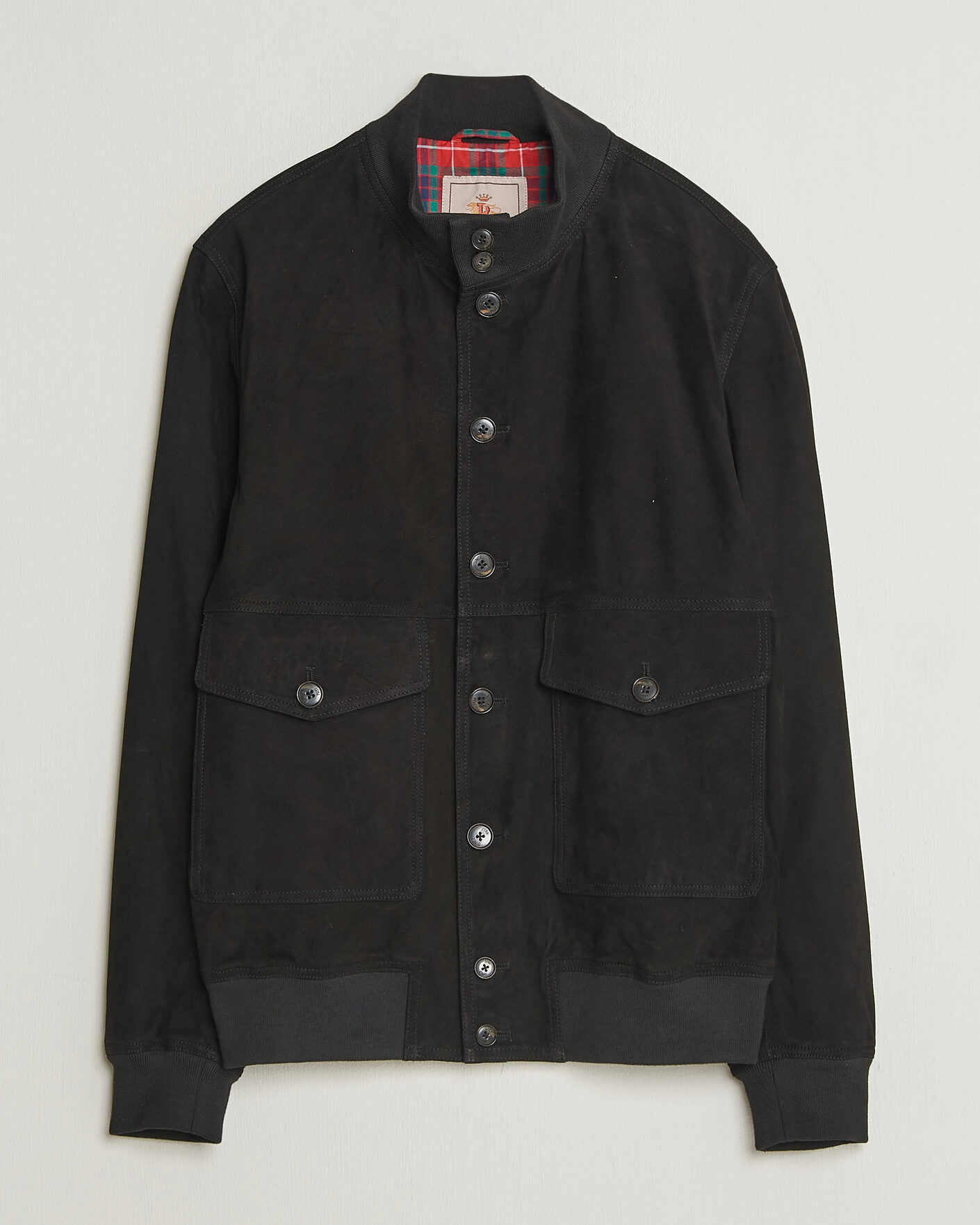 Herre | Jakker | Baracuta | Suede Blouson Jacket Black