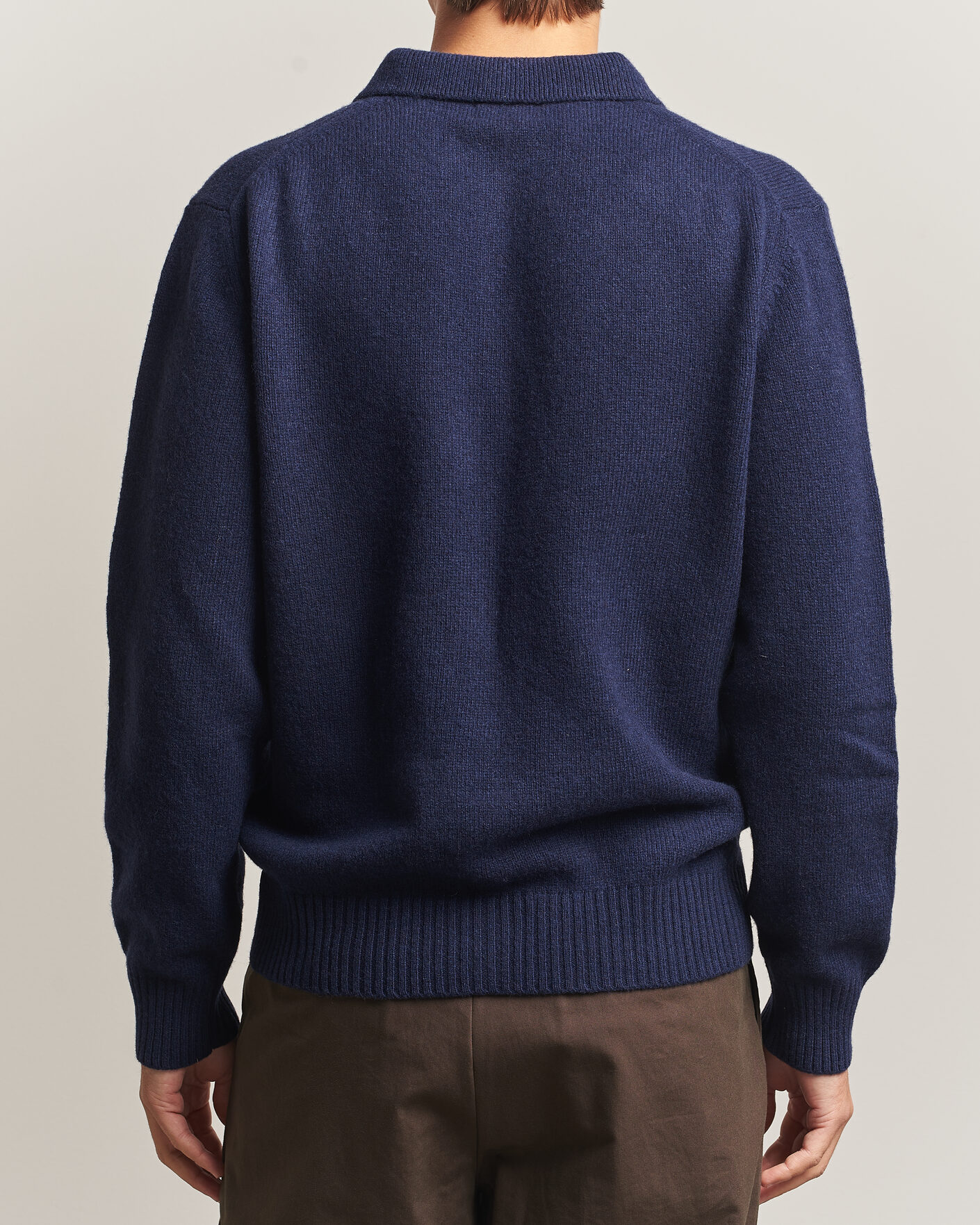Herre | Trøjer | Baracuta | Shetland Polo Navy