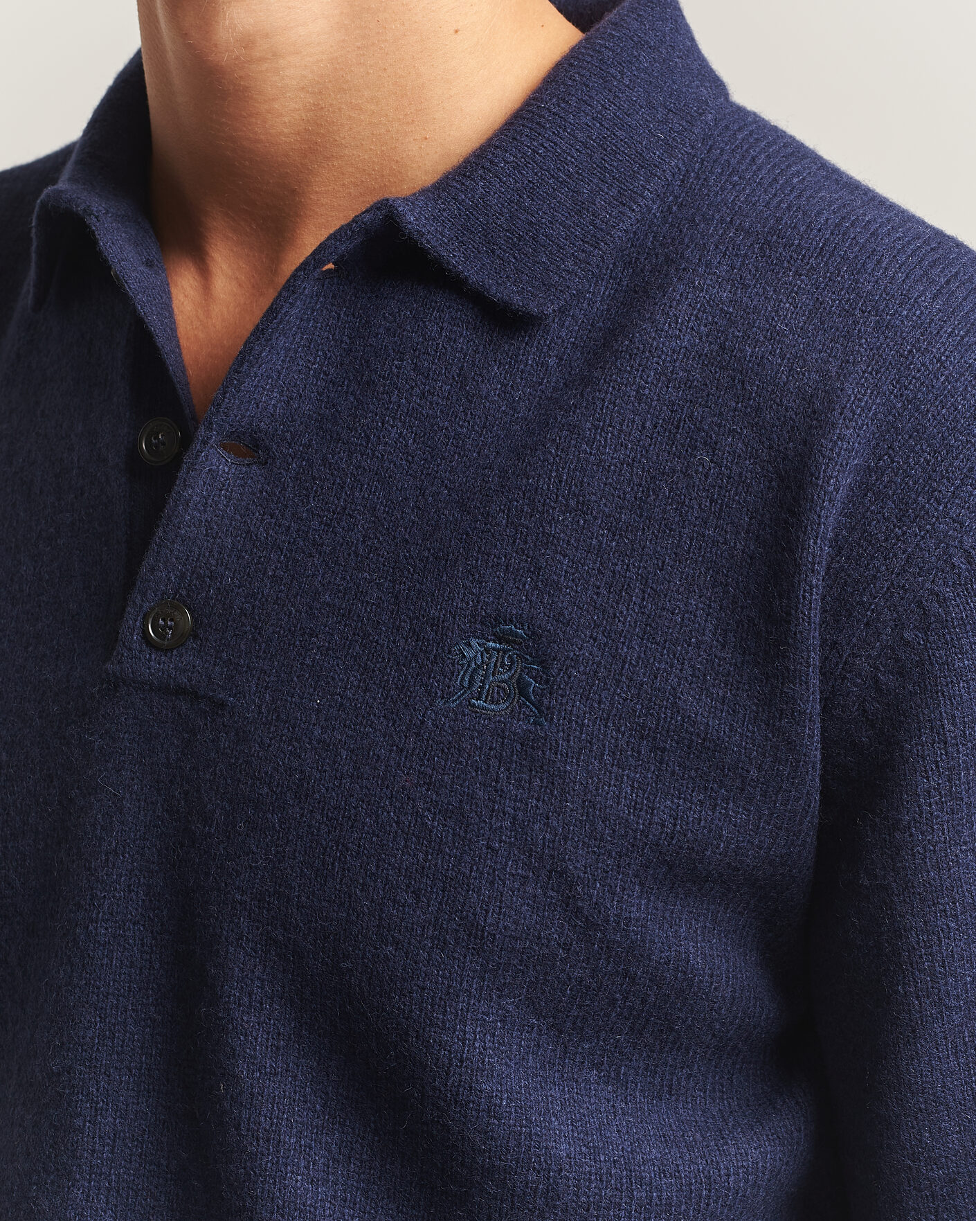 Herre | Trøjer | Baracuta | Shetland Polo Navy