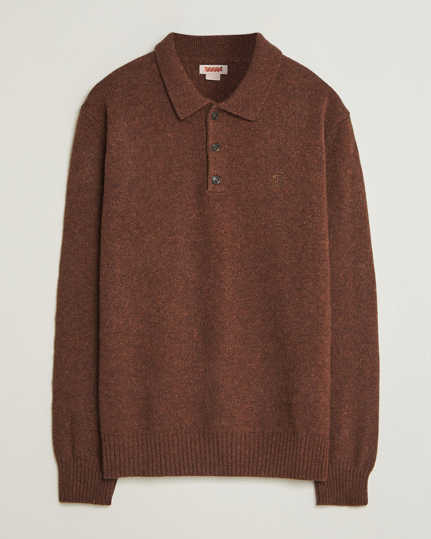 Herre | Trøjer | Baracuta | Shetland Polo Slate Black