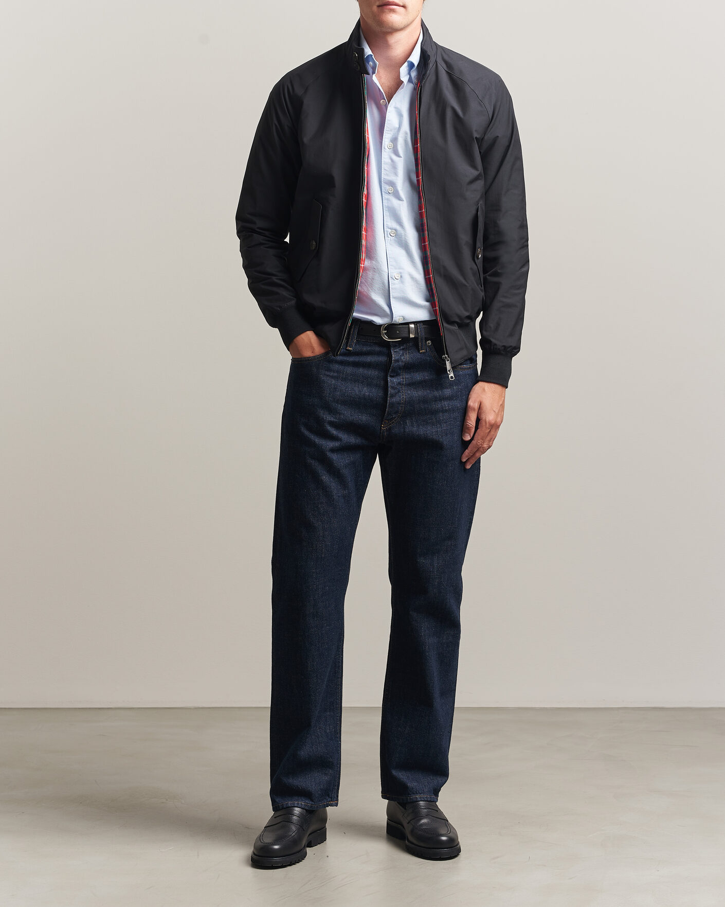 Herre | Jakker | Baracuta | G9 Original Harrington Jacket Dark Navy