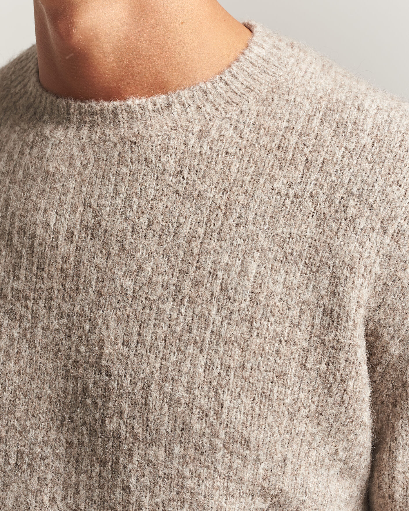 Herre | Trøjer | Sunflower | Yak Sweater Dark Oat
