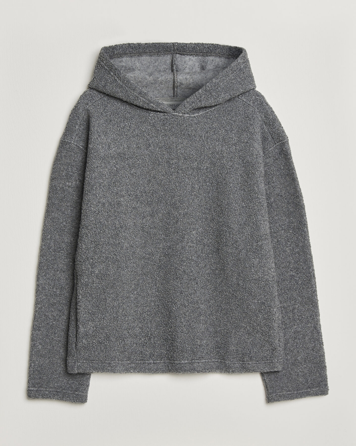 Herre | Trøjer | Sunflower | Wool Hoodie Grey Melange