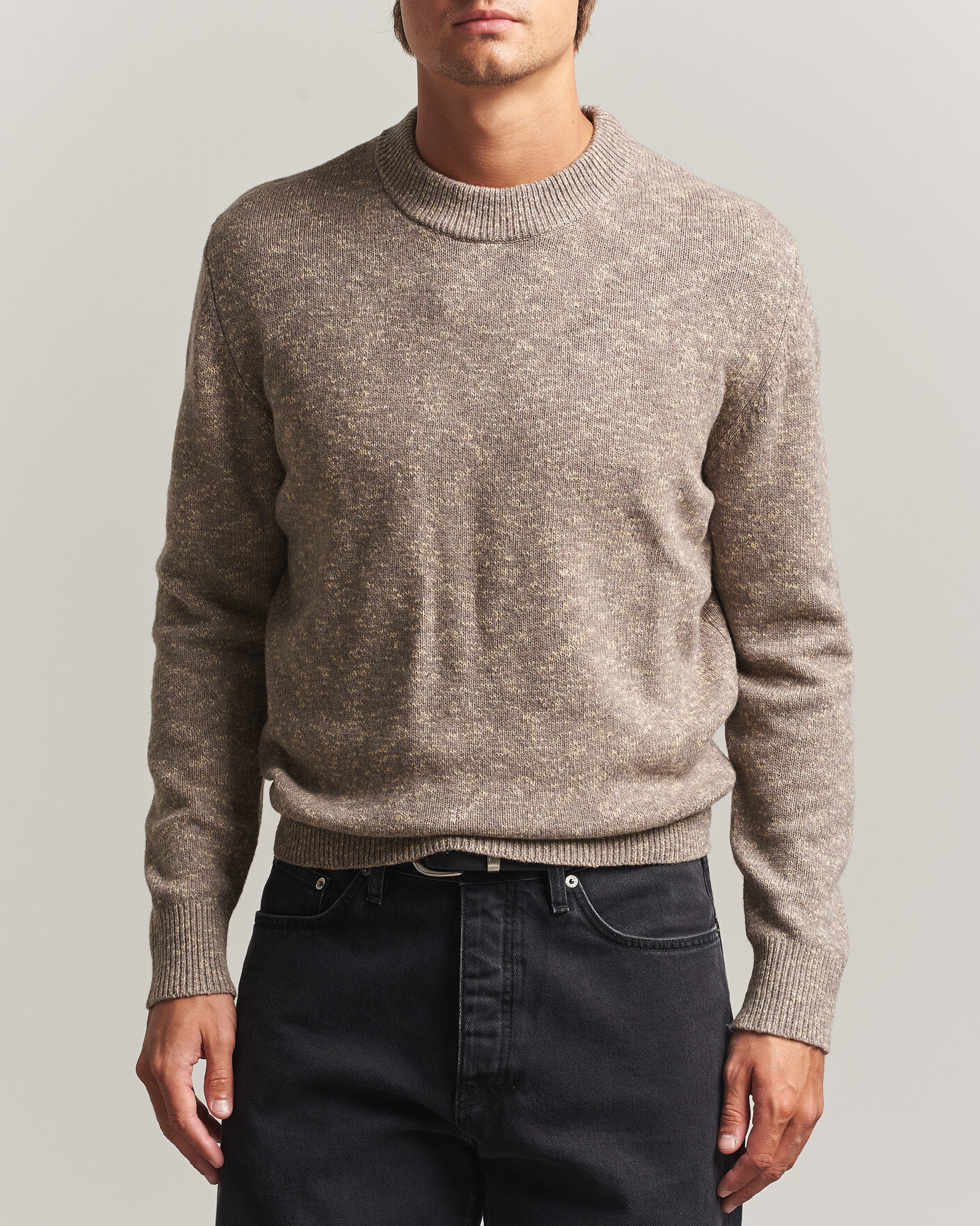 Herre | Trøjer | Sunflower | Moon Merino Sweater Sand