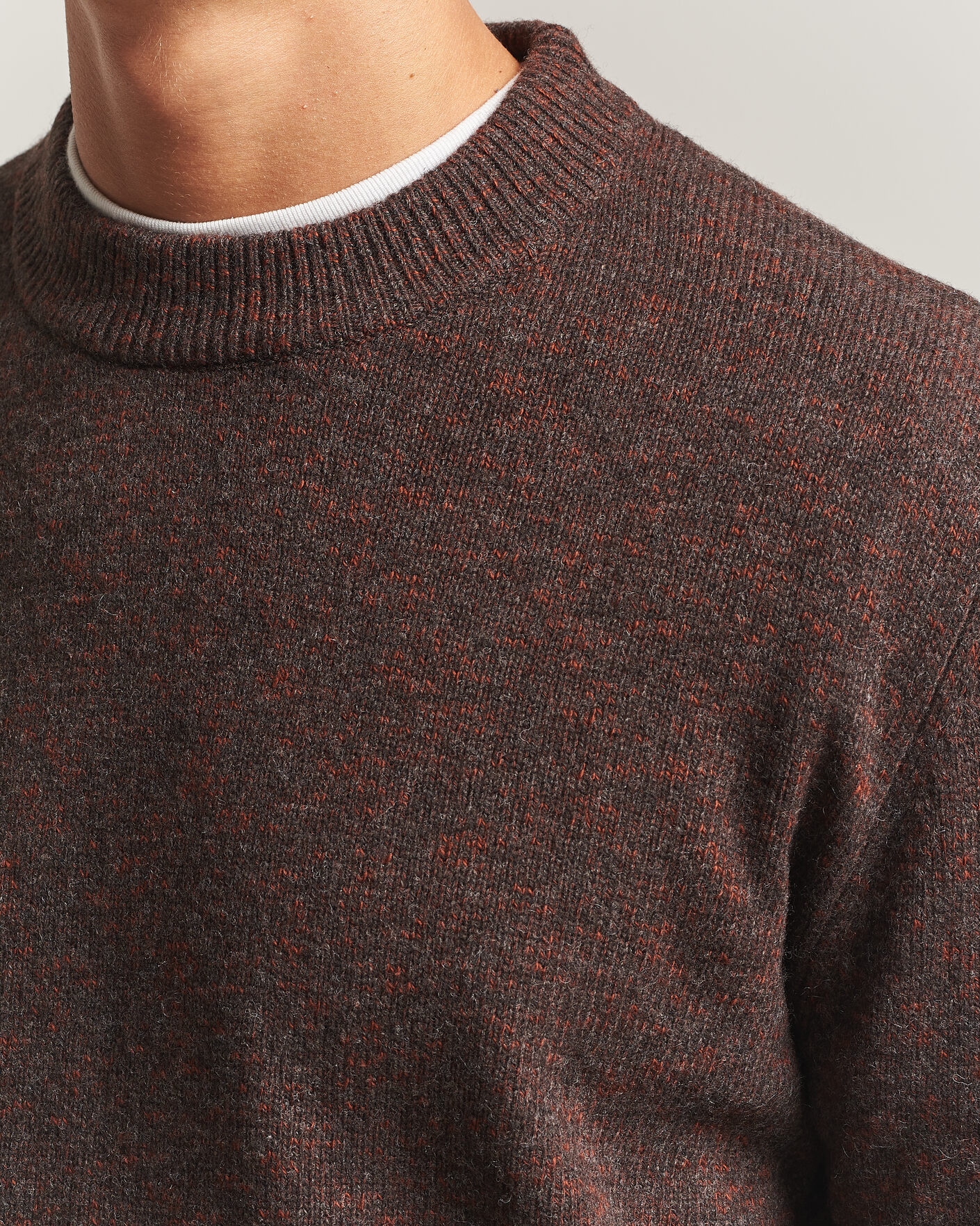Herre | Trøjer | Sunflower | Moon Merino Sweater Brown