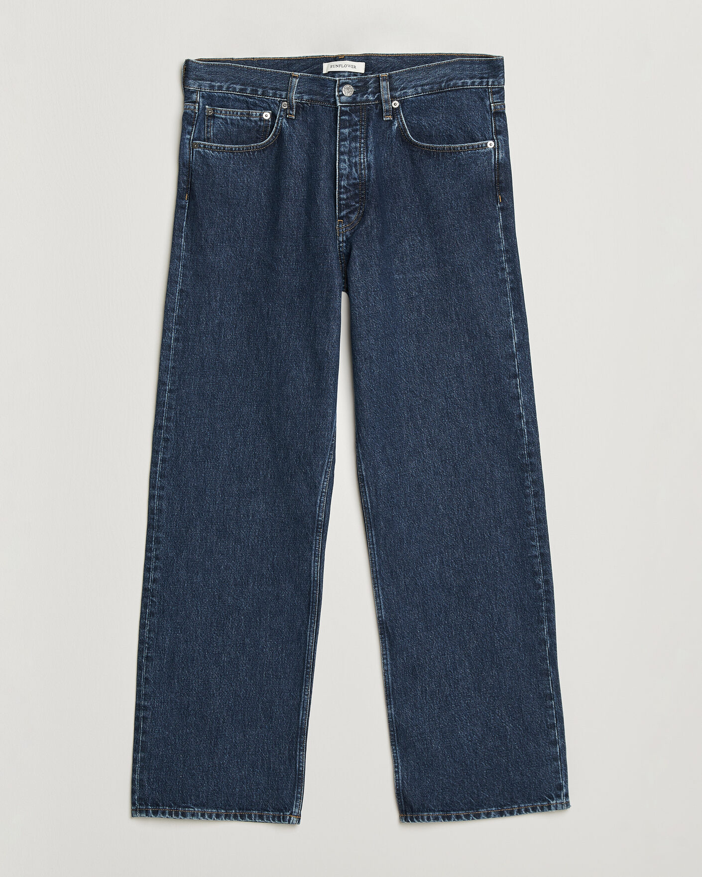 Herre | Bukser | Sunflower | Loose Jeans Blue Wash