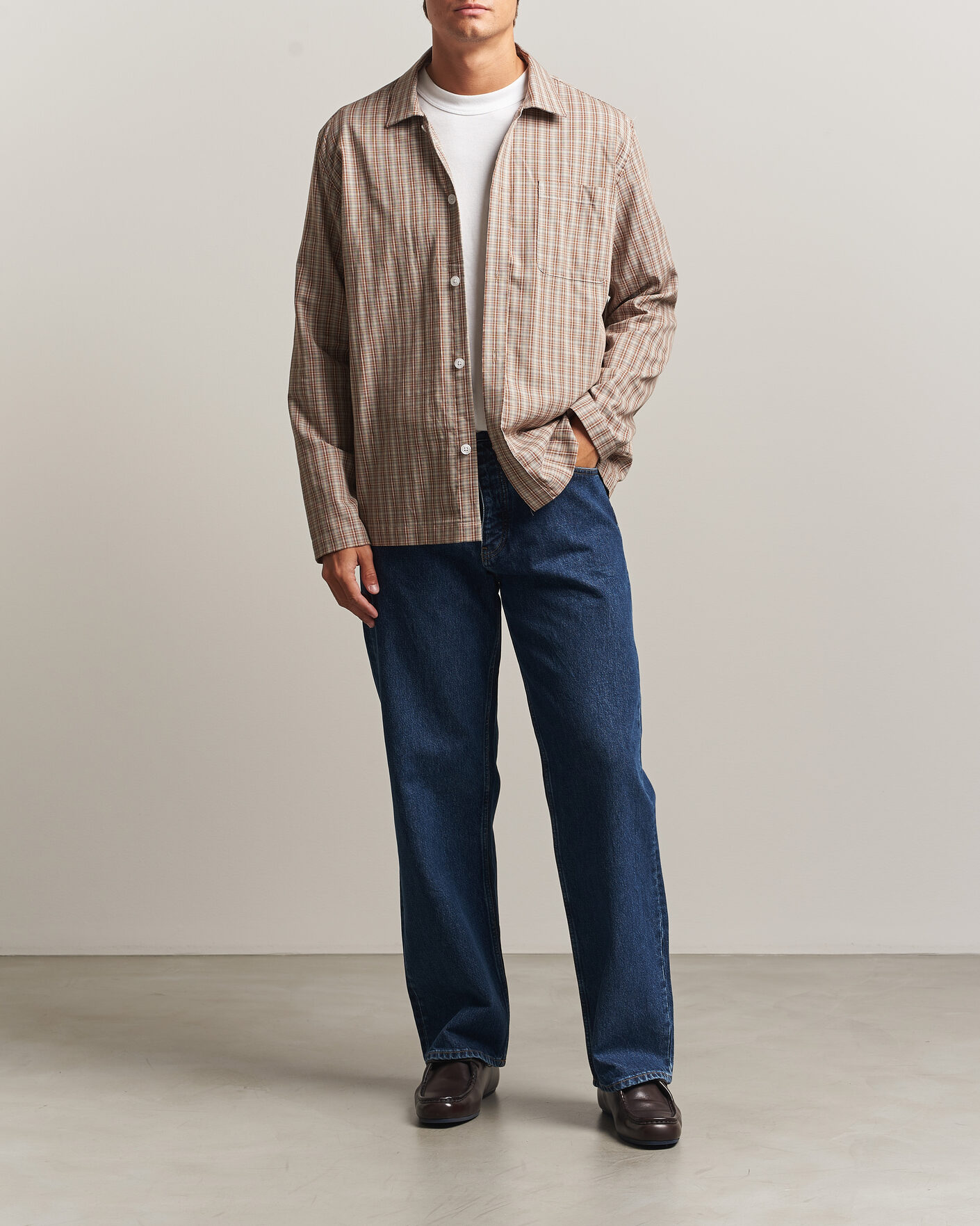 Herre | Bukser | Sunflower | Loose Jeans Blue Wash