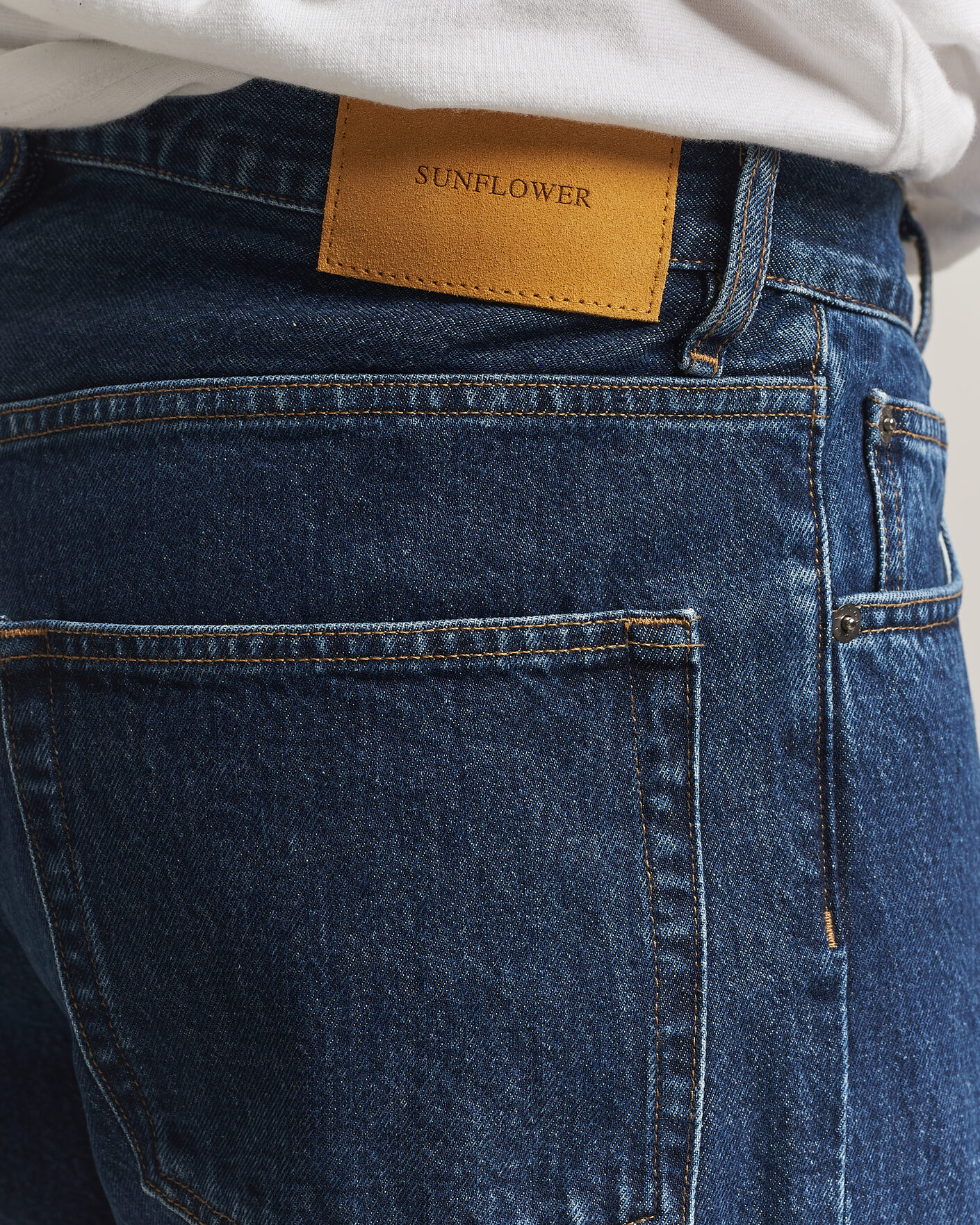 Herre | Bukser | Sunflower | Loose Jeans Blue Wash