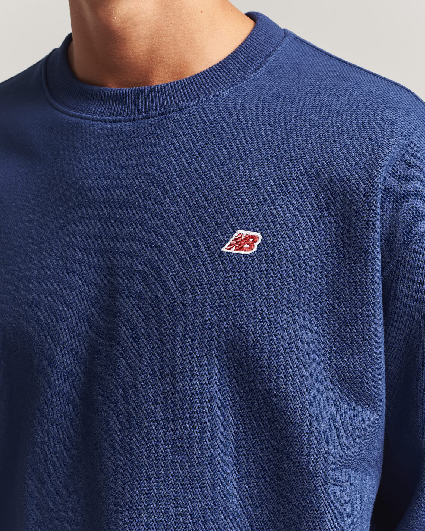 Herre | Trøjer | New Balance Made In US & UK | New Balance Made in Made In USA Core Sweatshirt Blue Oyster