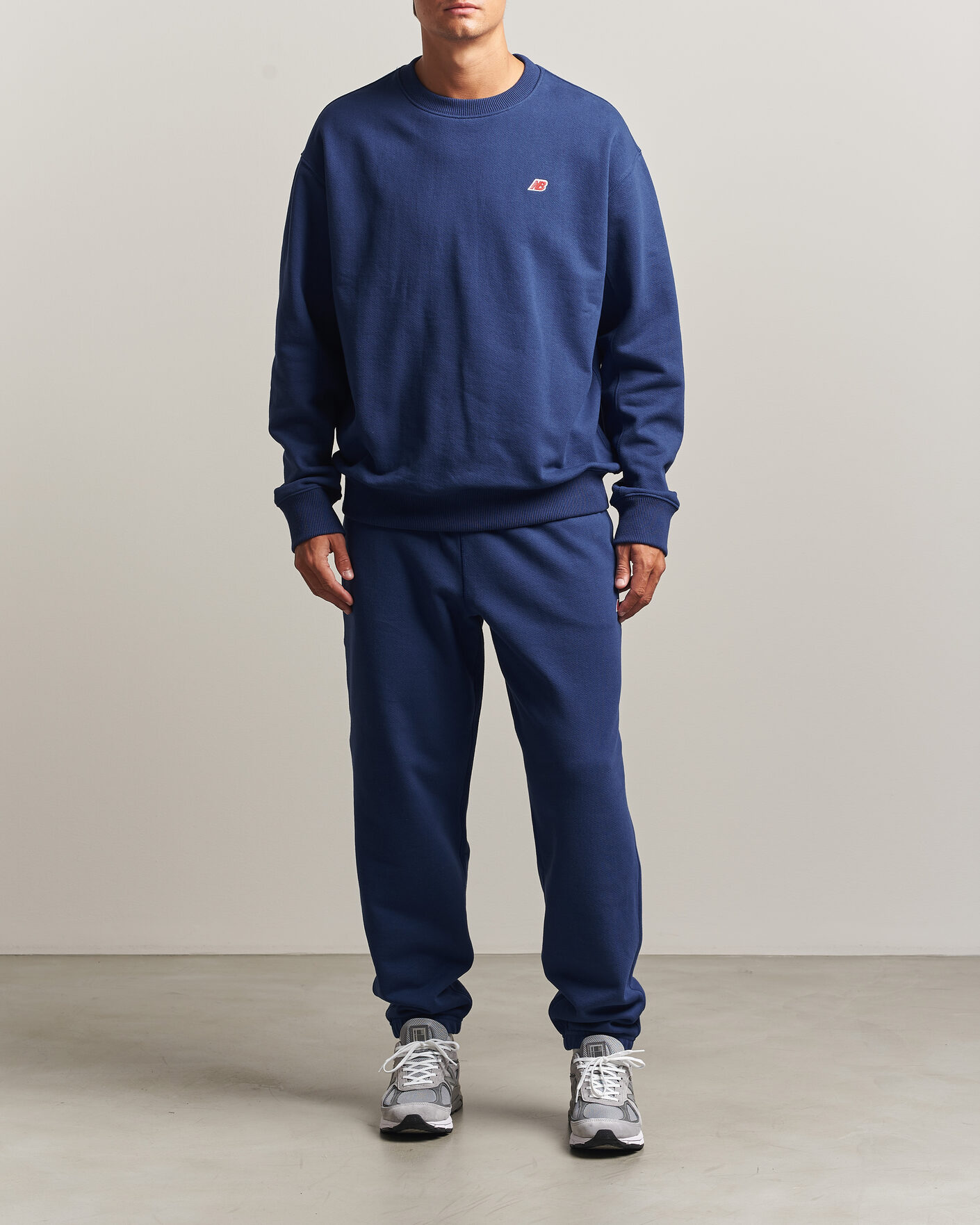 Herre | Bukser | New Balance Made In US & UK | New Balance Made in Made In USA Core Sweatpants Blue Oyster