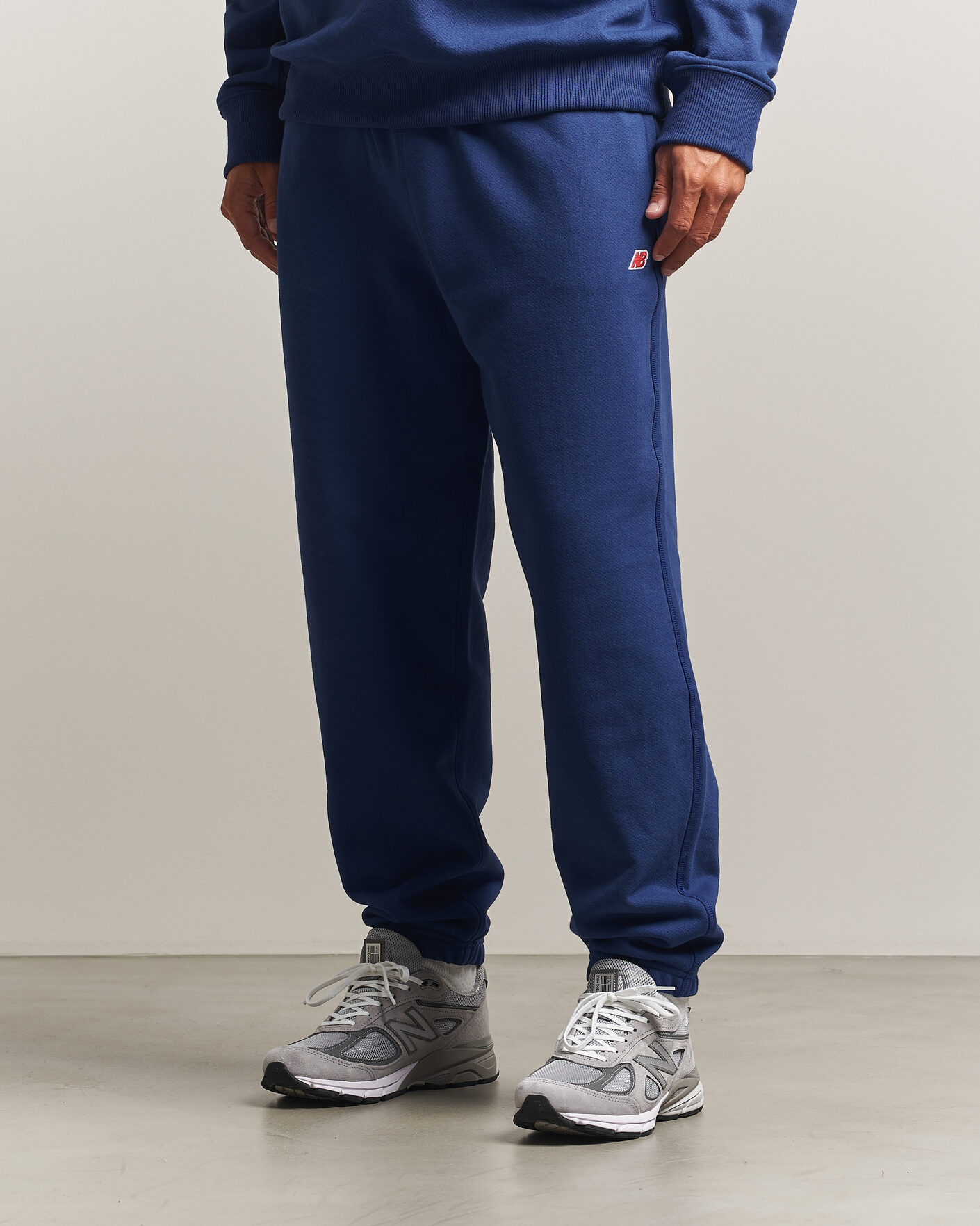 Herre | Bukser | New Balance Made In US & UK | New Balance Made in Made In USA Core Sweatpants Blue Oyster