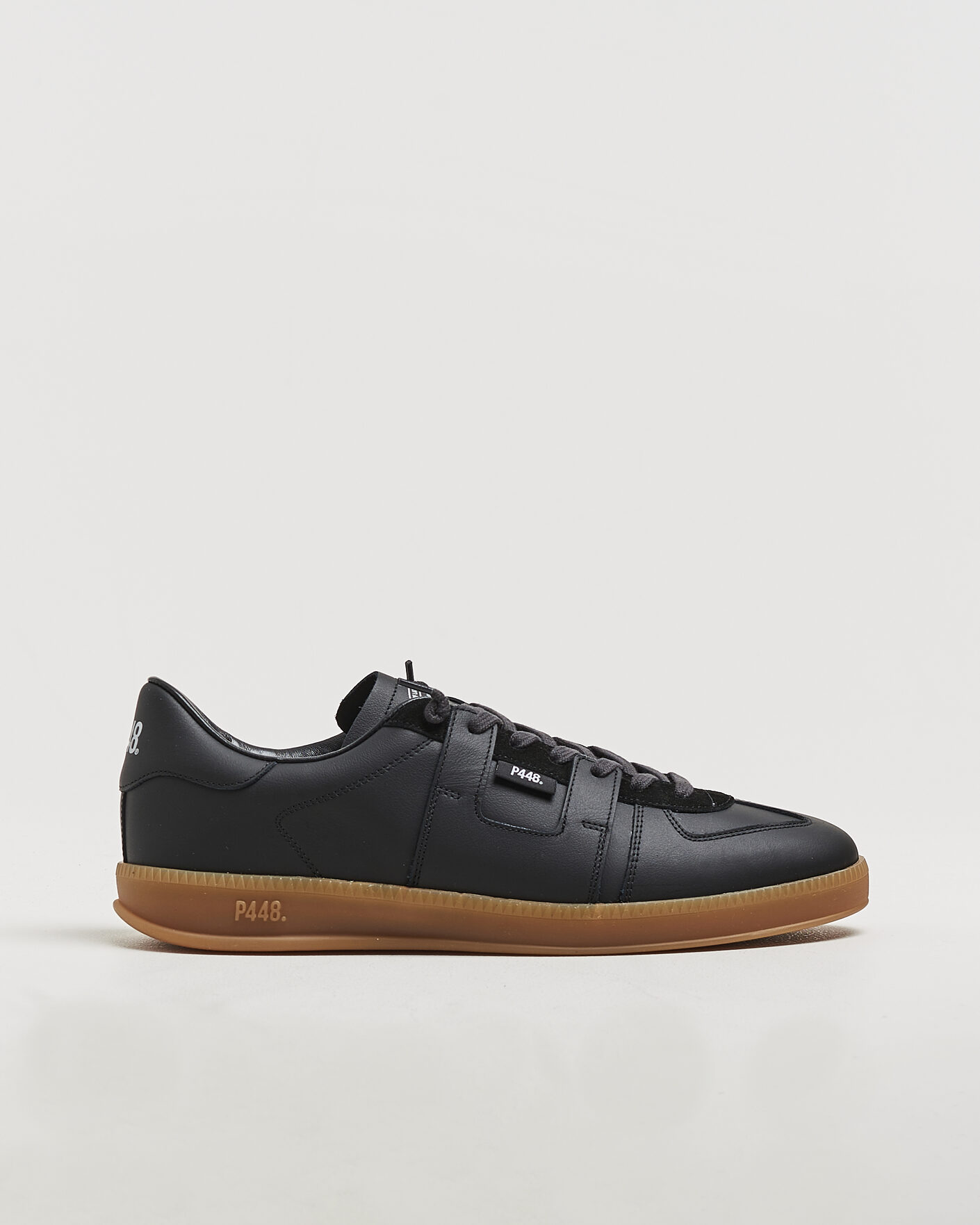 Herre | Sneakers | P448 | Monza Leather/Suede Sneaker Black