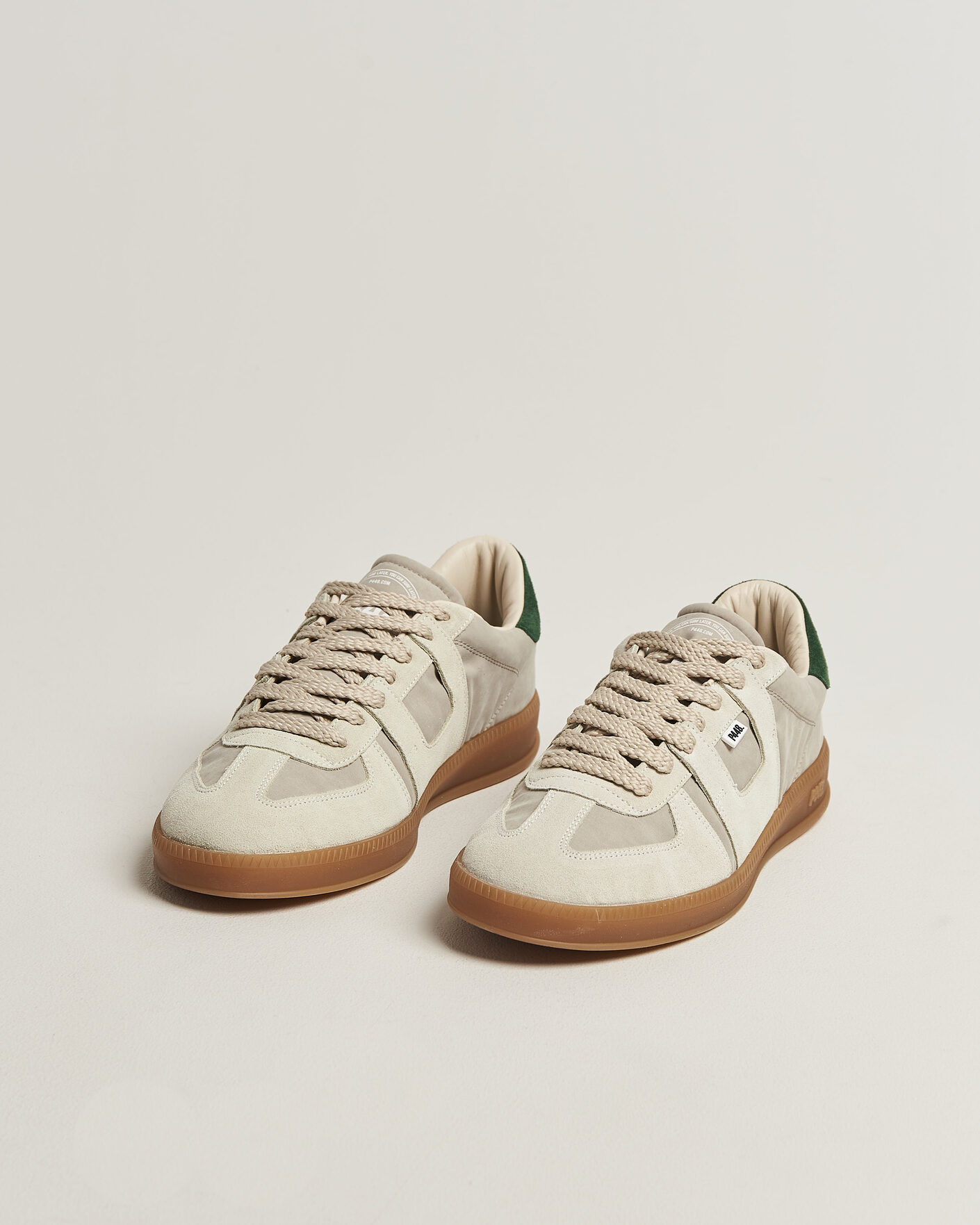 Herre | Sneakers | P448 | Monza Suede Sneaker Beige/White