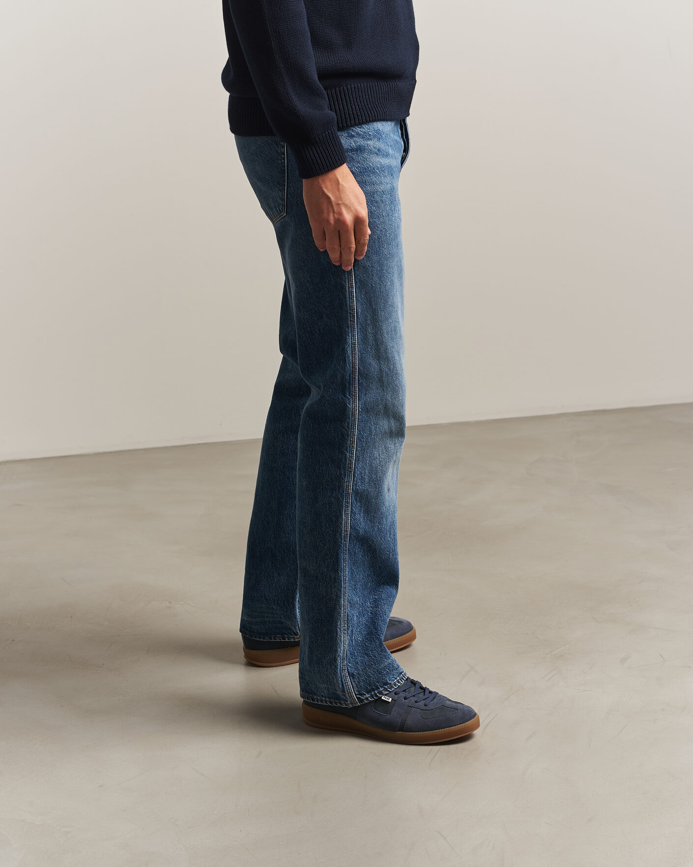 Herre | Sneakers | P448 | Monza Suede Sneaker Total Blue