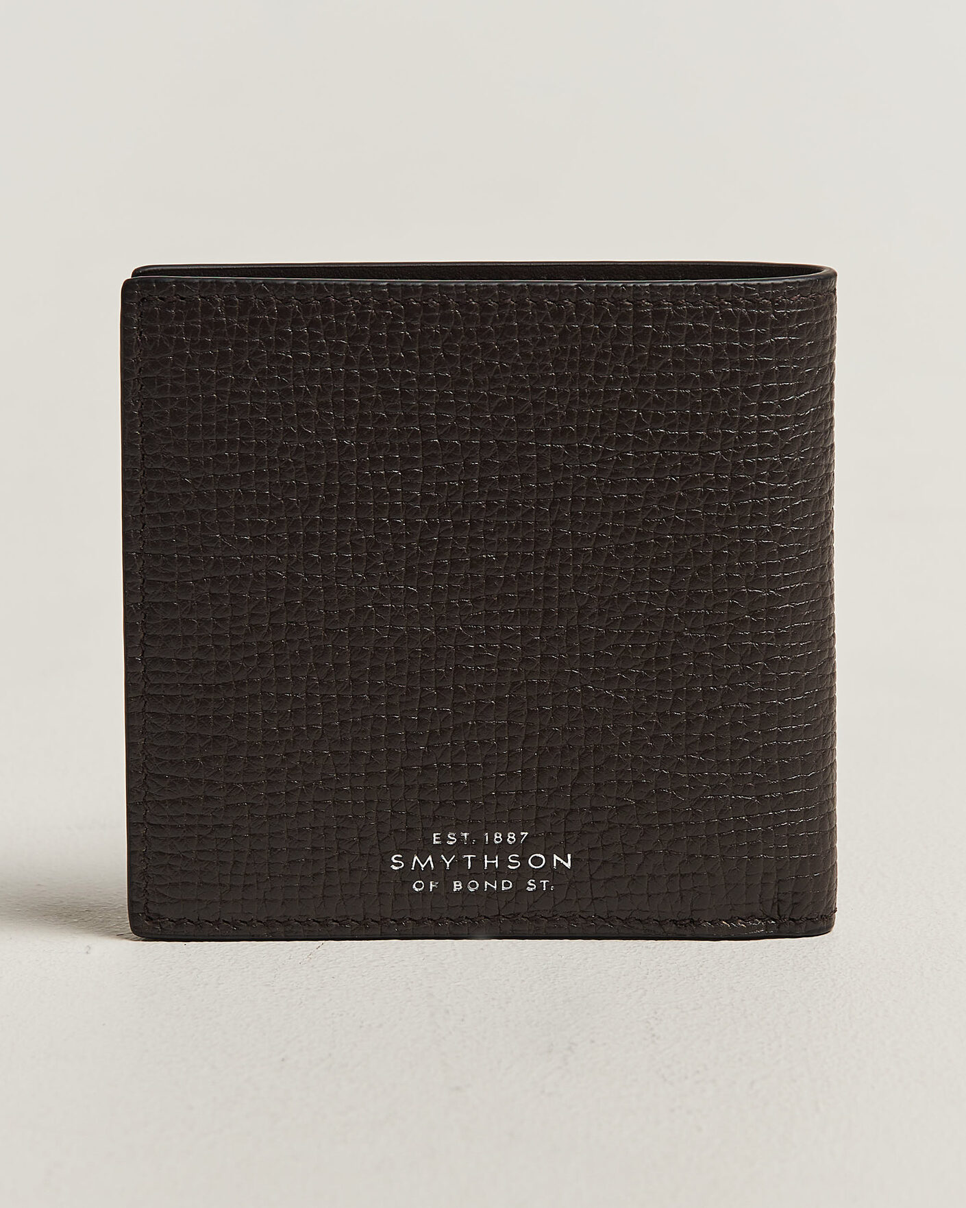 Herre | Punge | Smythson | Ludlow 8 Card Wallet Dark Brown