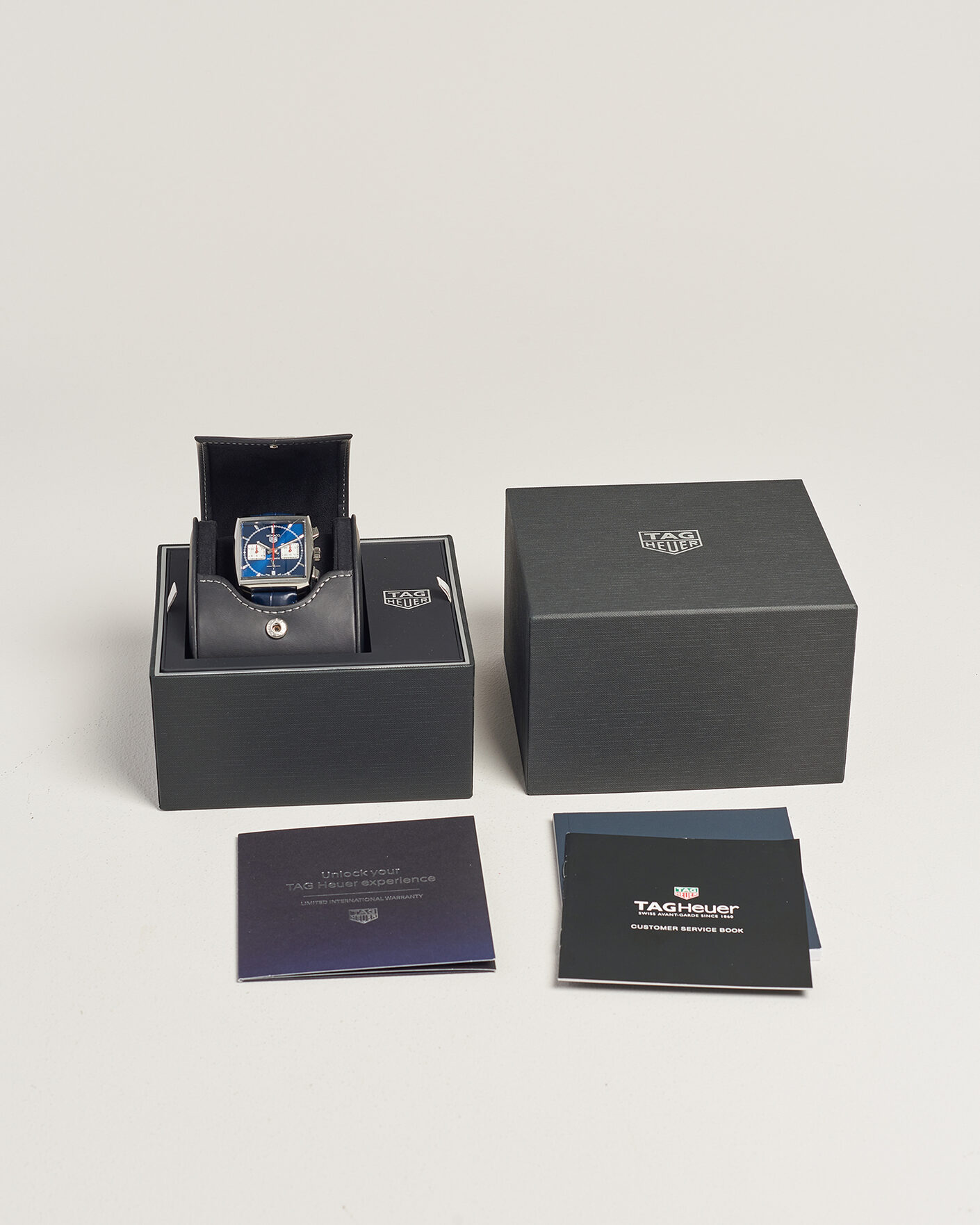 Herre | Tag Heuer Pre-Owned Monaco Caliber 02  | Tag Heuer Pre-Owned | Monaco Caliber 02 