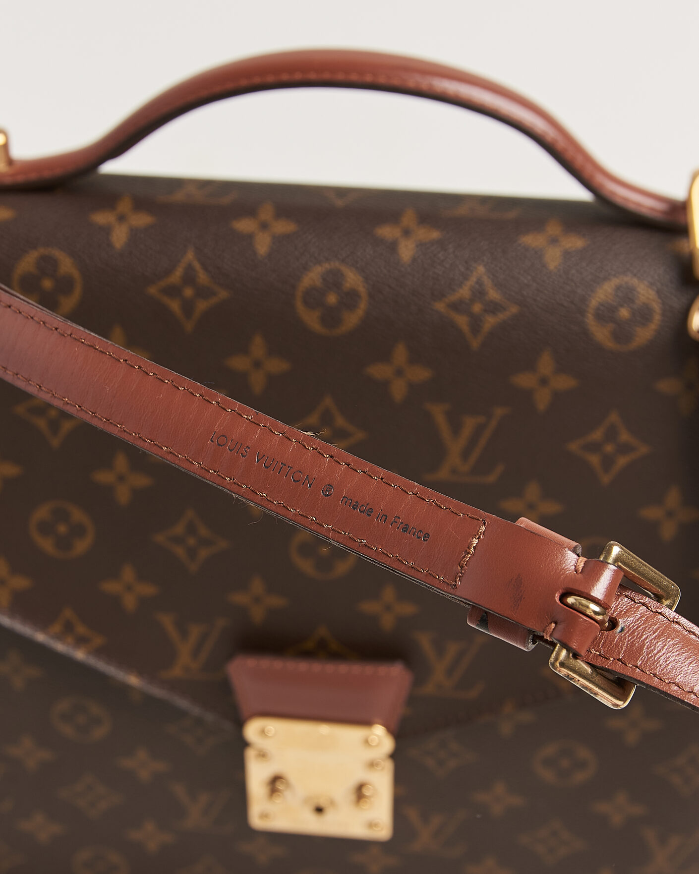 Herre | Pre-Owned & Vintage Bags | Louis Vuitton Pre-Owned | Porte Document Bandouliére Monogram