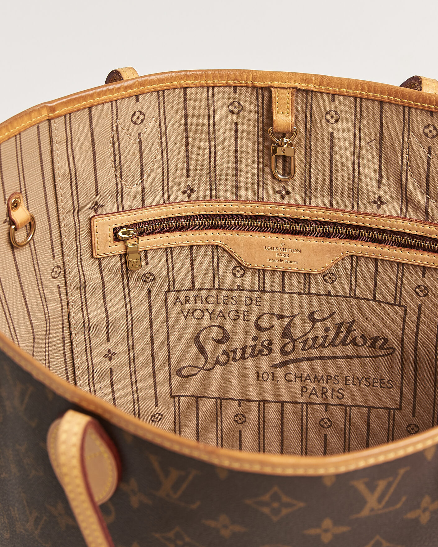 Herre | Pre-Owned & Vintage Bags | Louis Vuitton Pre-Owned | Neverfull MM Monogram