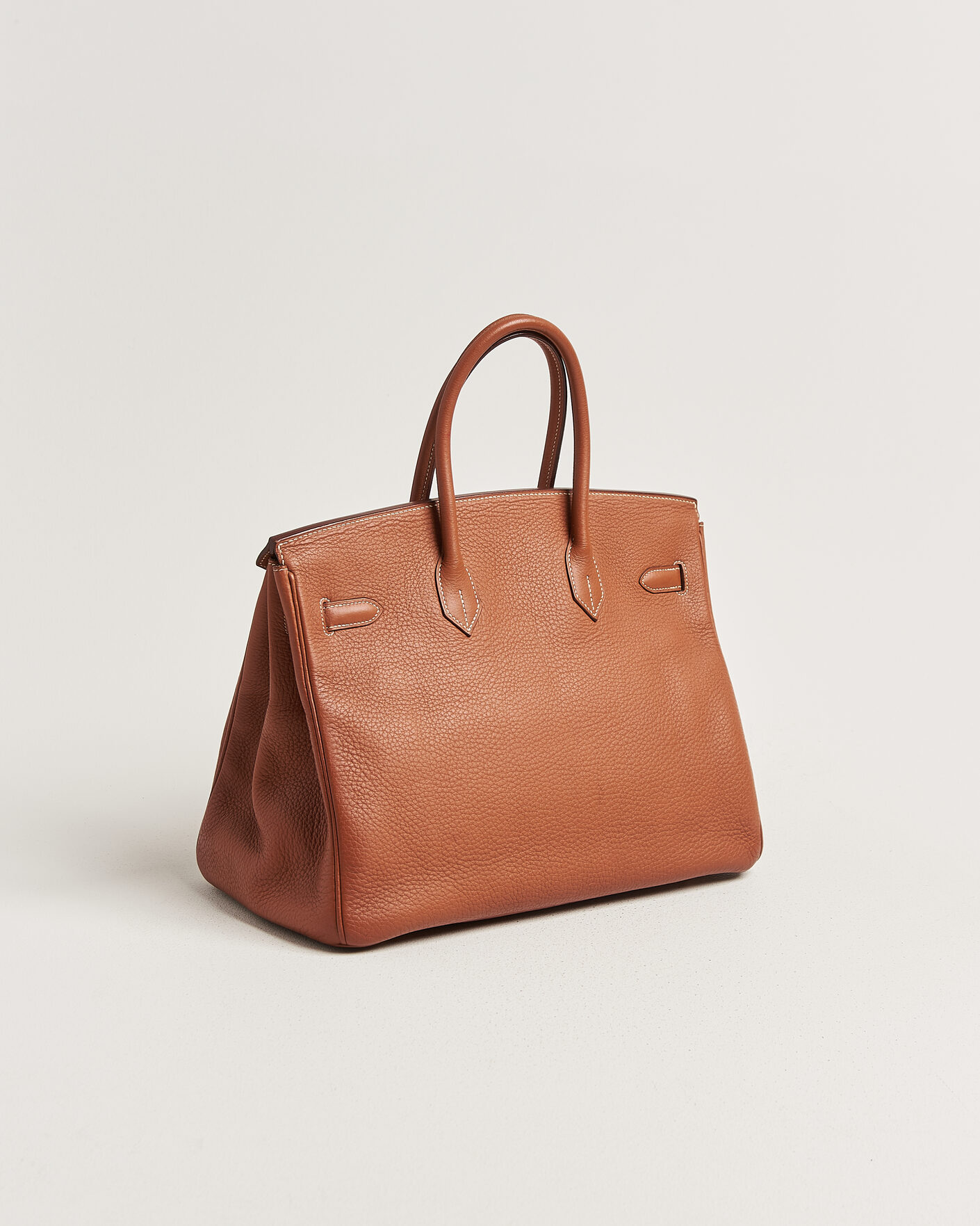 Herre | Pre-Owned & Vintage Bags | Hermès Pre-Owned | Birkin 35 Togo Leather Cognac Brown