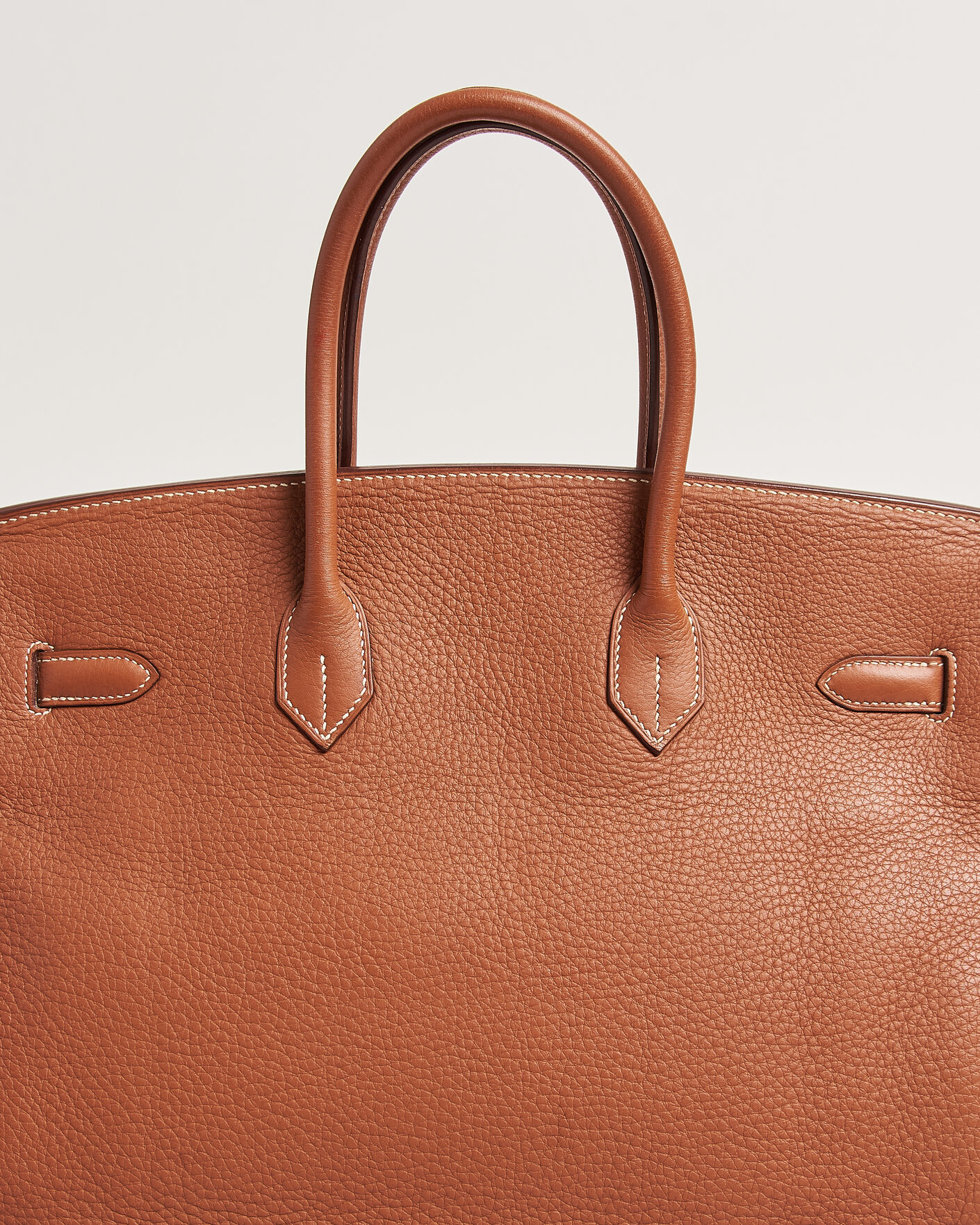 Herre | Pre-Owned & Vintage Bags | Hermès Pre-Owned | Birkin 35 Togo Leather Cognac Brown