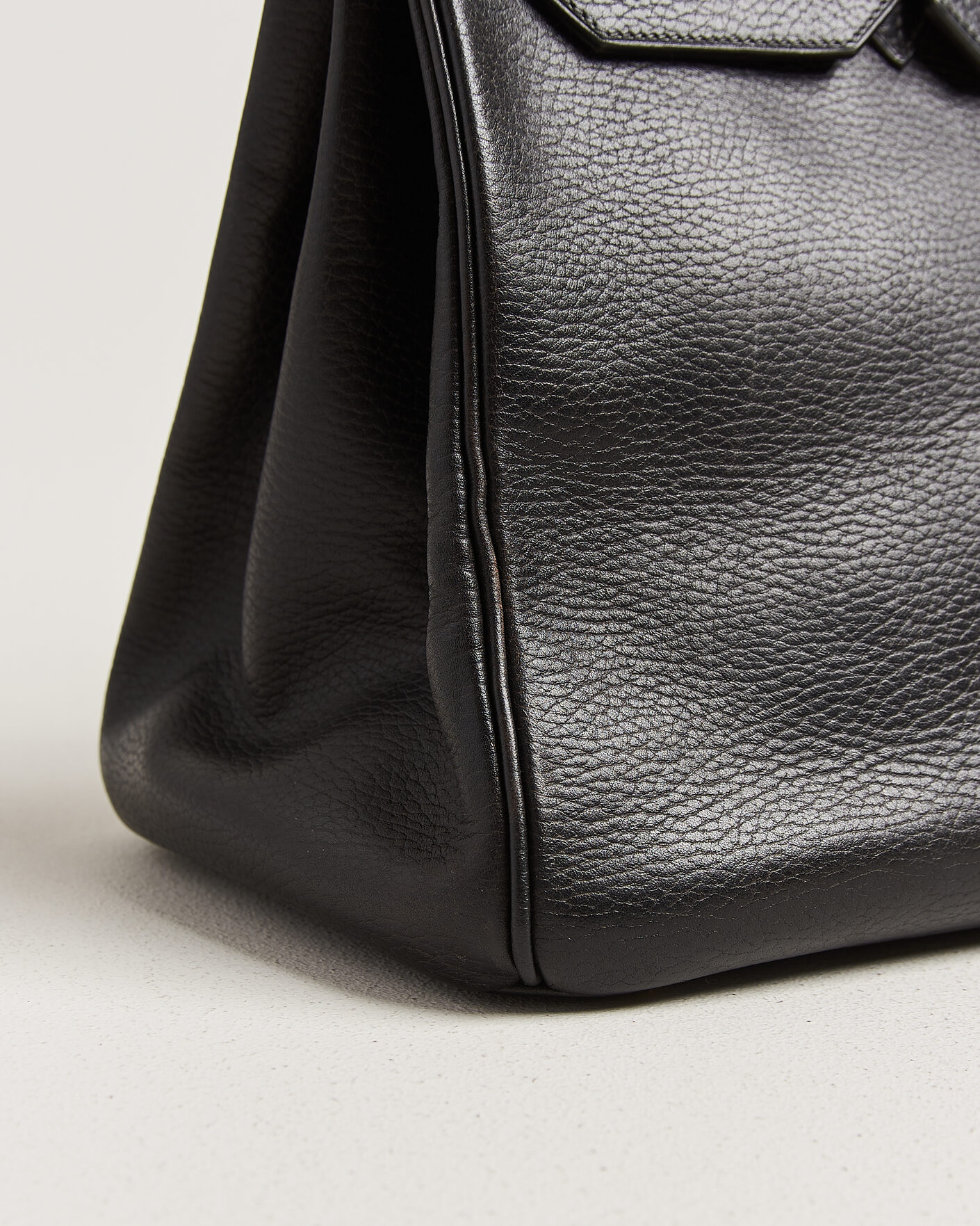 Herre | Pre-Owned & Vintage Bags | Hermès Pre-Owned | Birkin 35 Retourné Ardennes Leather Black