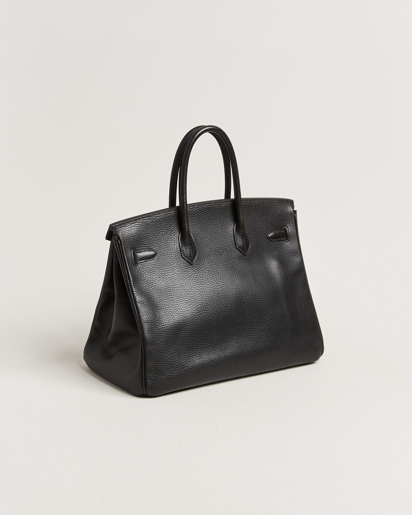 Herre | Pre-Owned & Vintage Bags | Hermès Pre-Owned | Birkin 35 Retourné Ardennes Leather Black