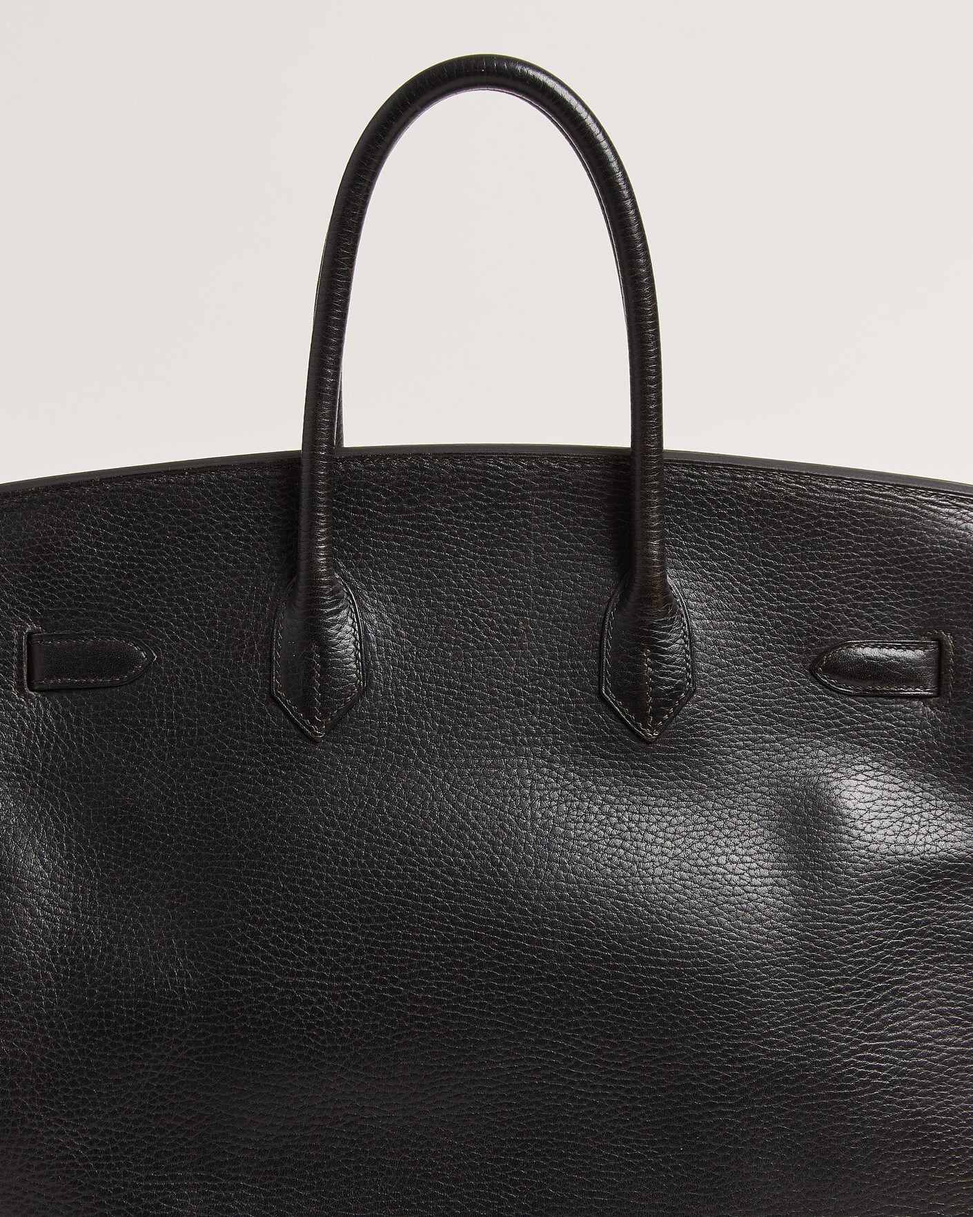 Herre | Pre-Owned & Vintage Bags | Hermès Pre-Owned | Birkin 35 Retourné Ardennes Leather Black