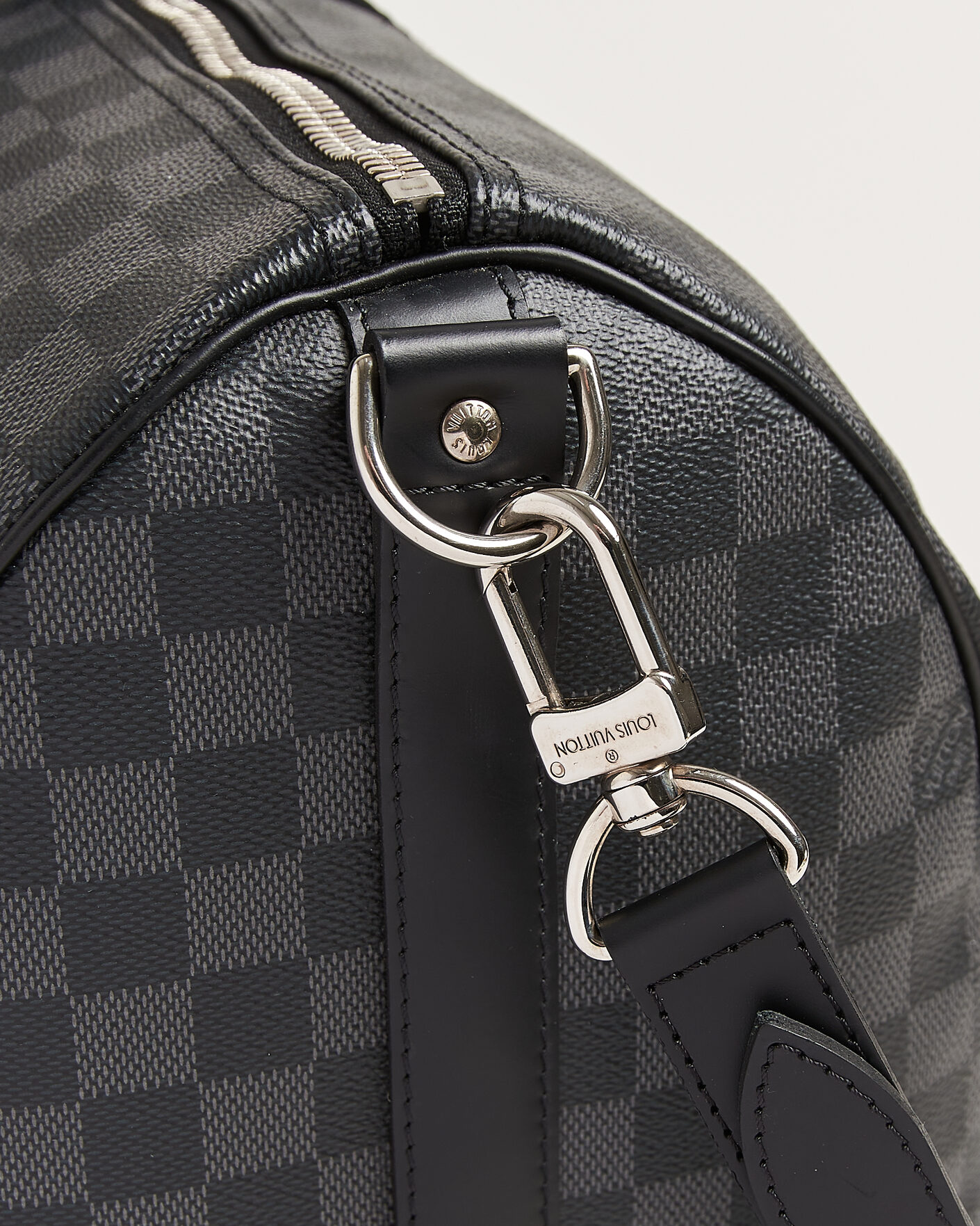Herre | Pre-Owned & Vintage Bags | Louis Vuitton Pre-Owned | Keepall 45 Bandouliére Damier graphite