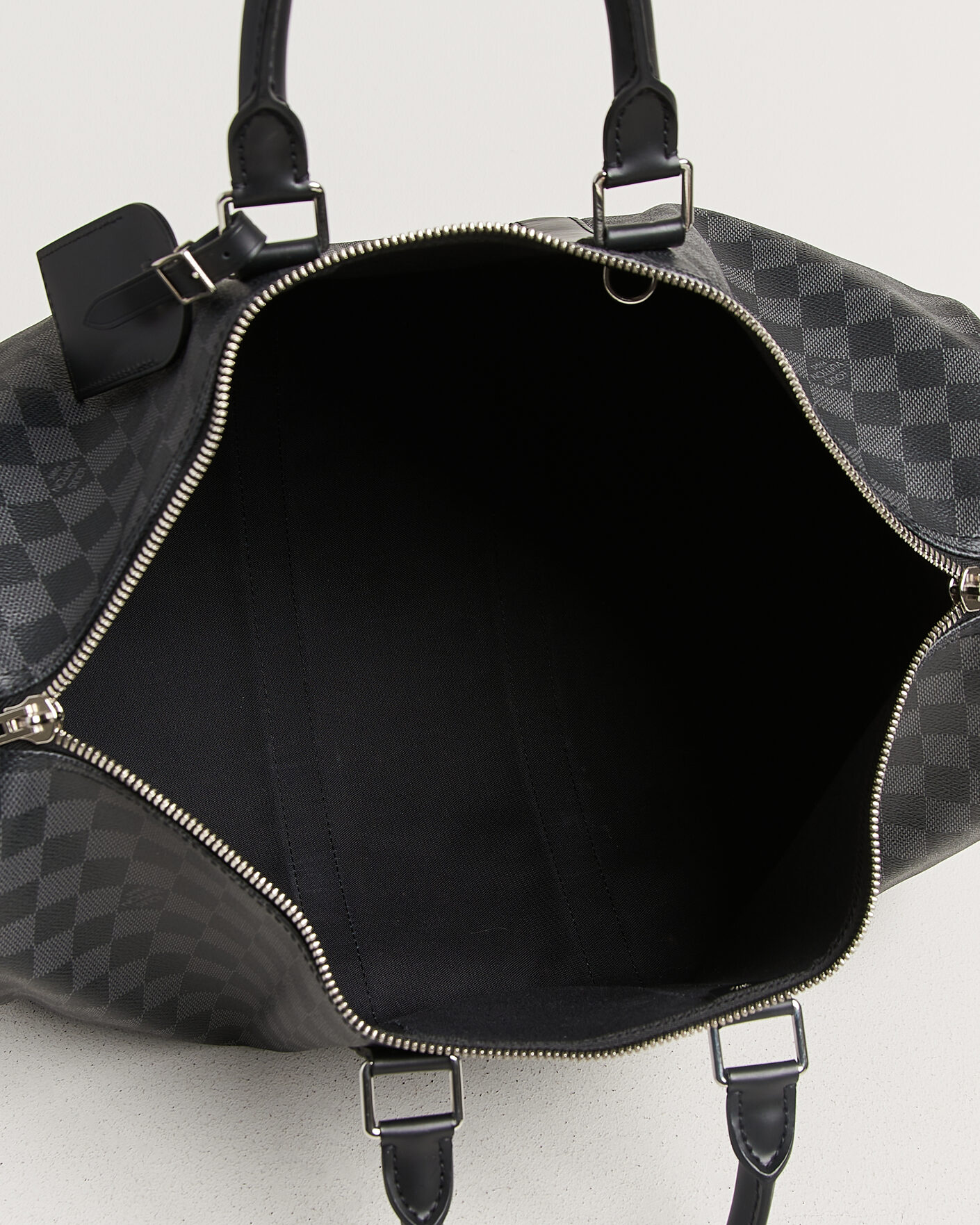 Herre | Pre-Owned & Vintage Bags | Louis Vuitton Pre-Owned | Keepall 45 Bandouliére Damier graphite