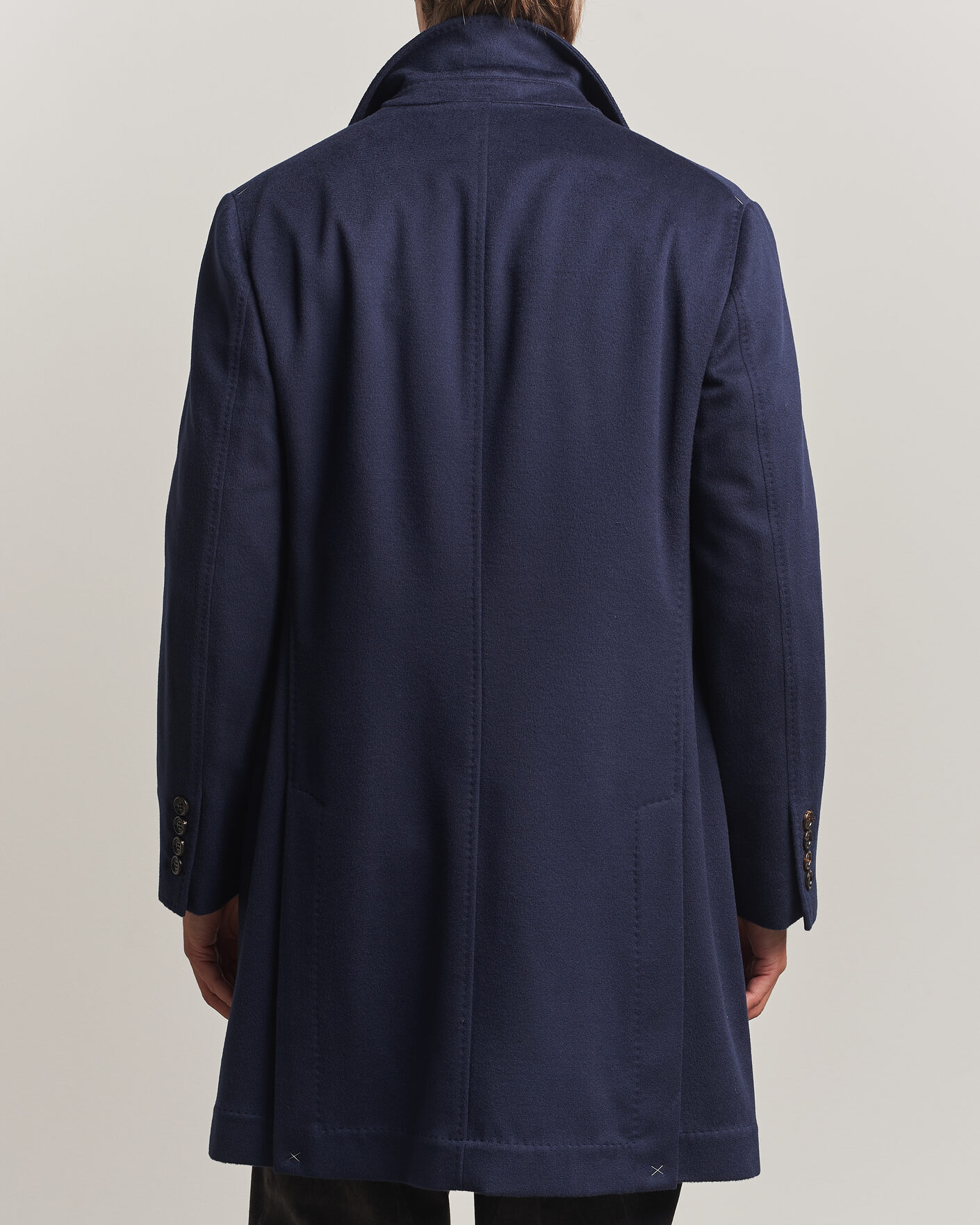 Herre | Jakker | Brunello Cucinelli | Soft Wool Coat Navy