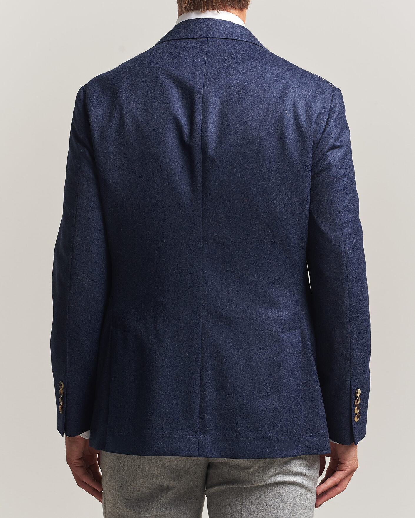 Herre | Blazere & jakker | Brunello Cucinelli | Wool Flannel Blazzer Navy