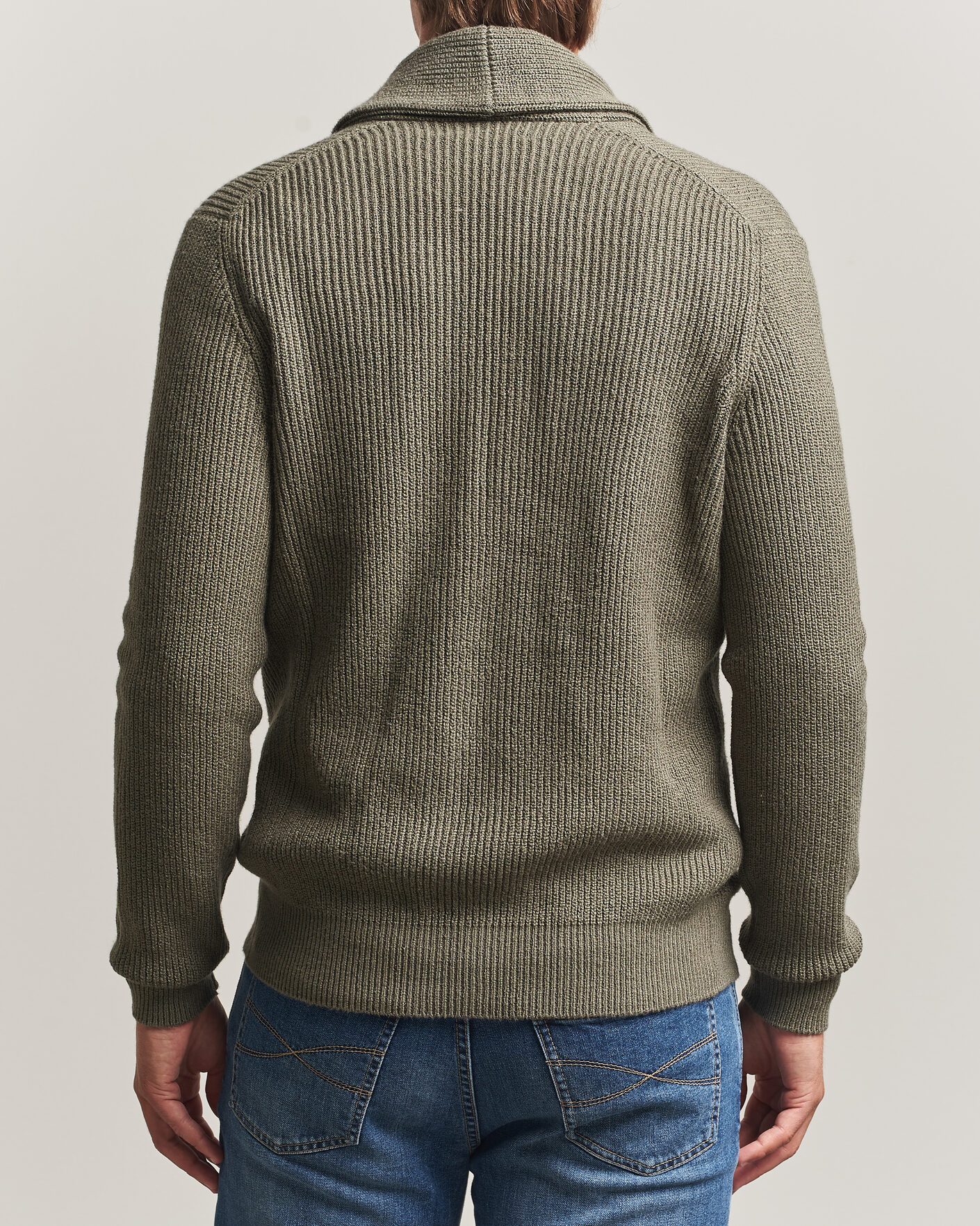 Herre | Trøjer | Brunello Cucinelli | Shawl Collar Cardigan Forest Green