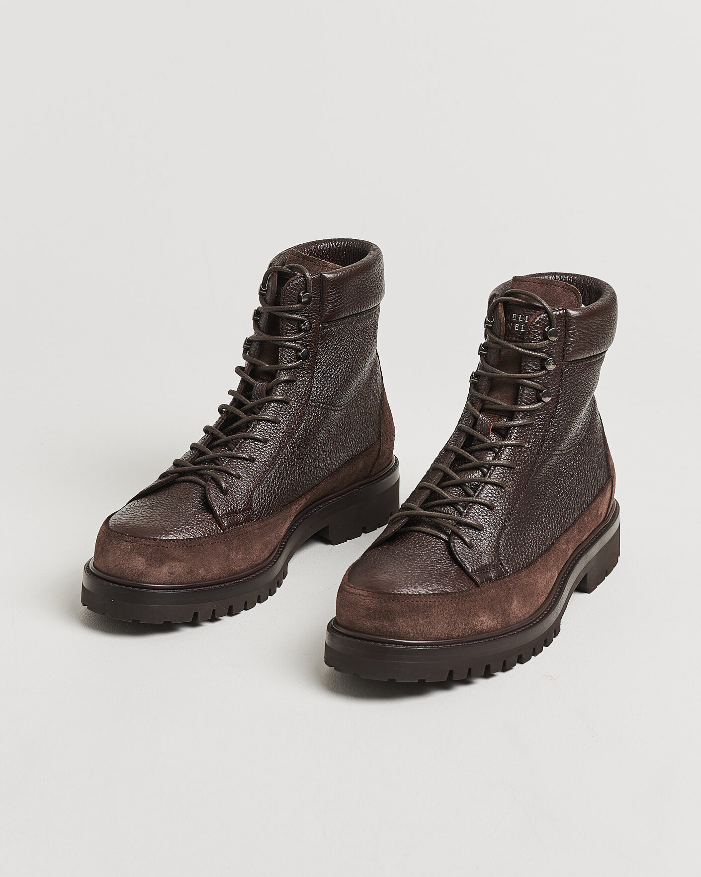 Herre | Støvler | Brunello Cucinelli | Lace Up Boots Dark Brown