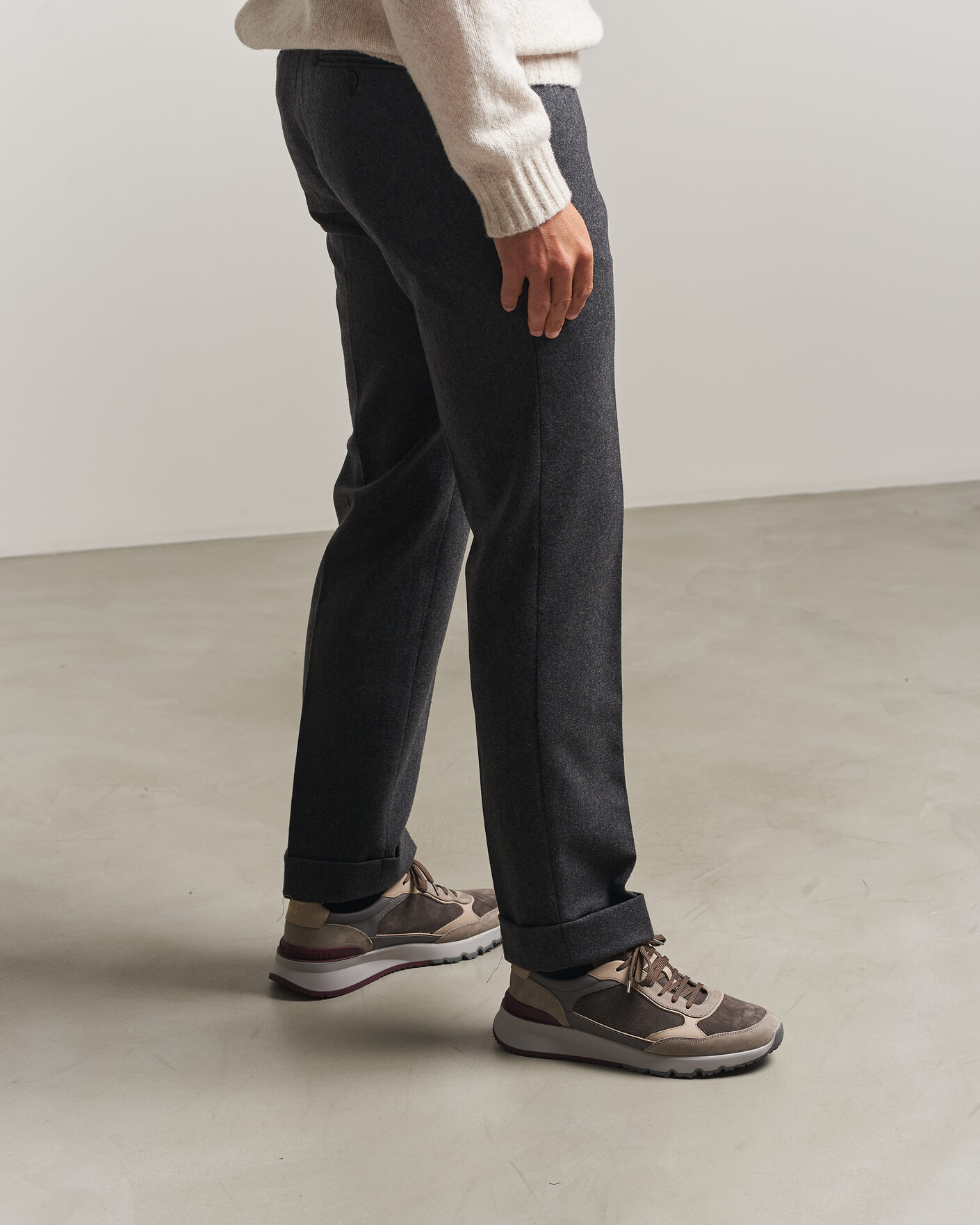 Herre | Sneakers | Brunello Cucinelli | Running Sneakers Grey