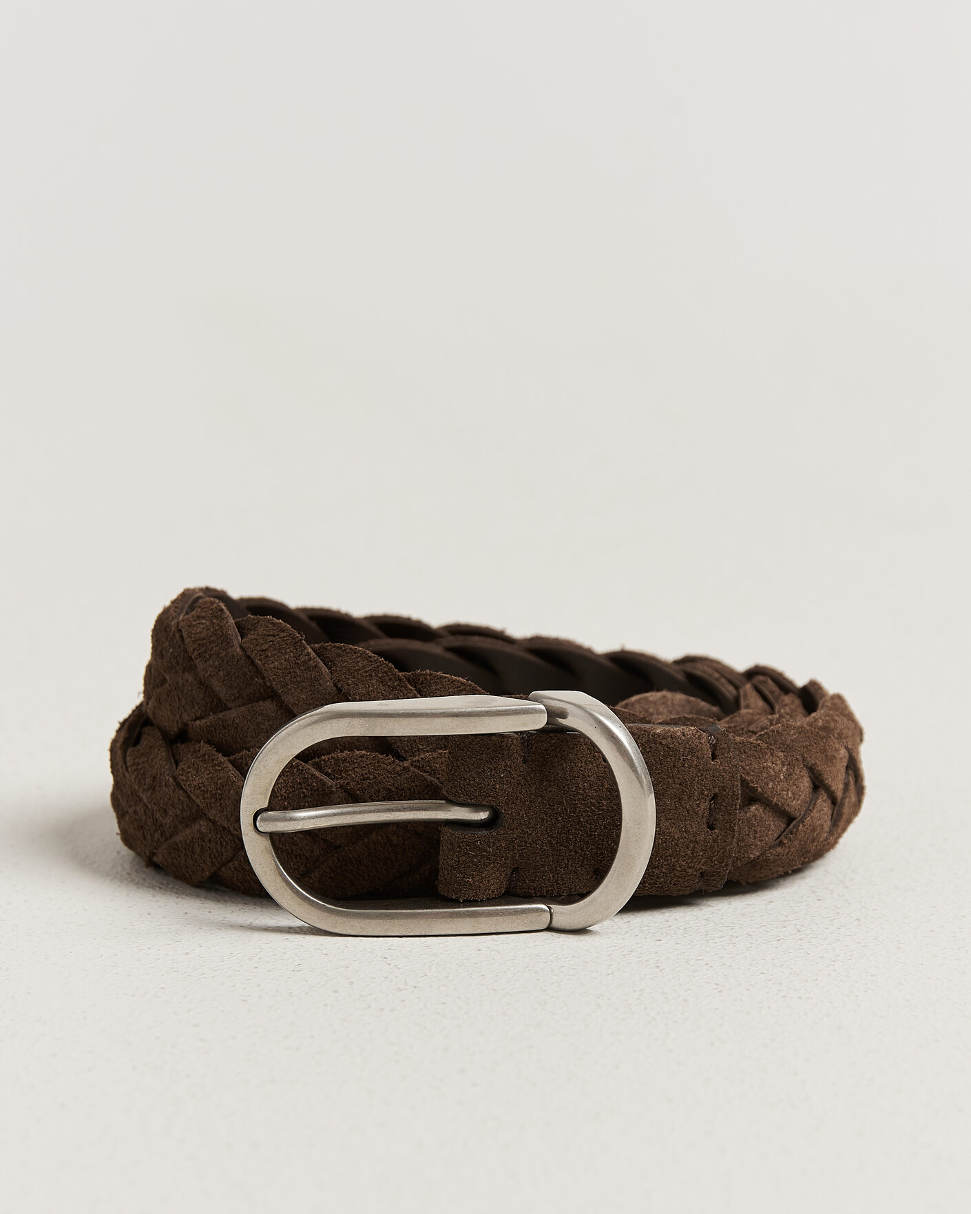 Herre | Bælter | Brunello Cucinelli | Suede Belt Dark Brown