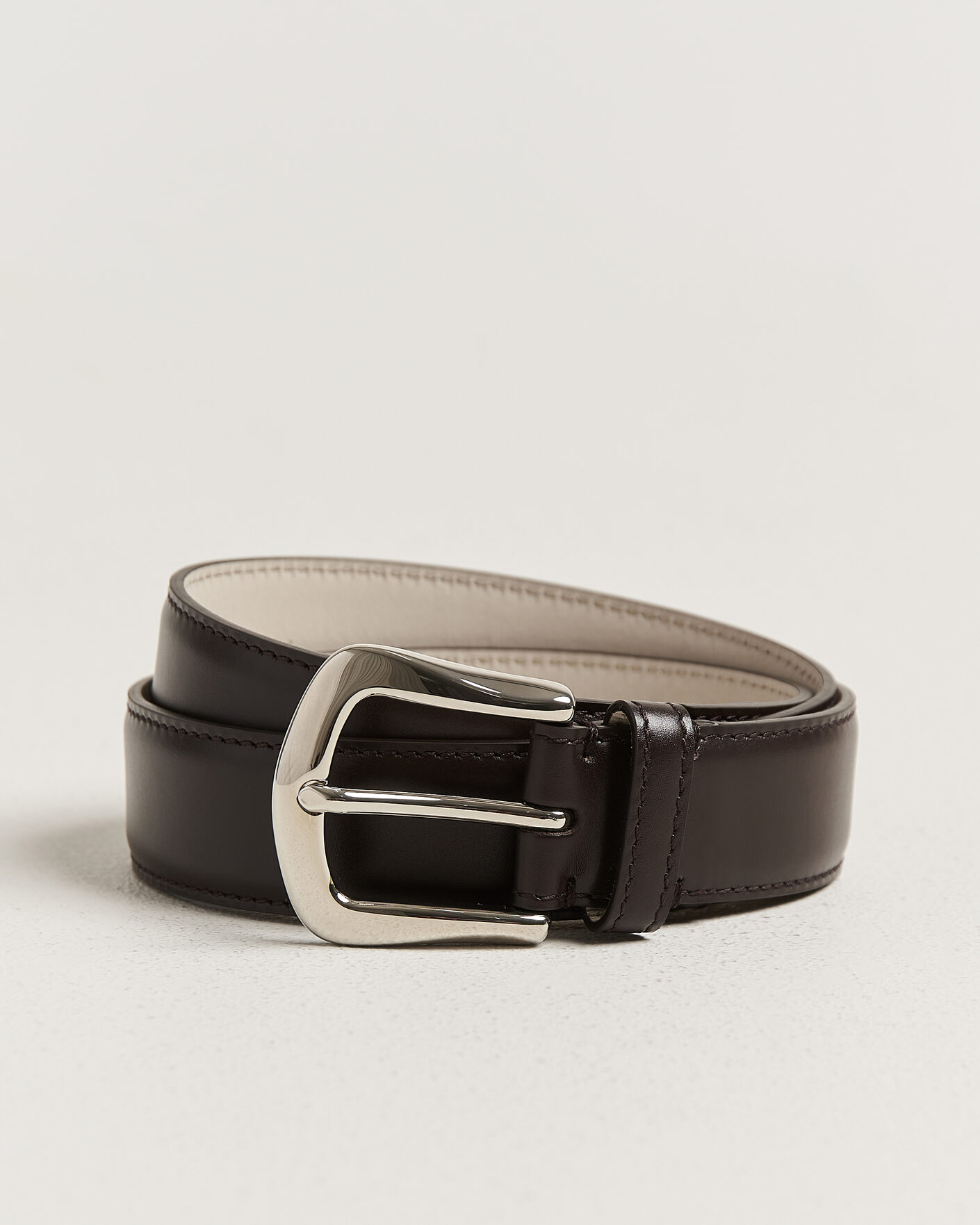 Herre | Bælter | Brunello Cucinelli | Calf Leather Belt Dark Brown