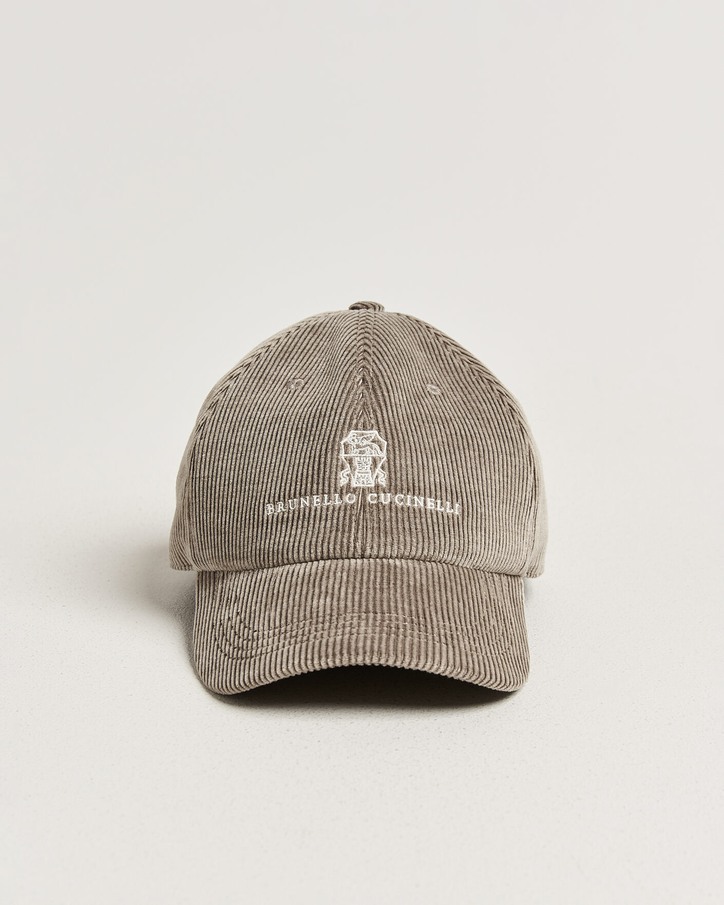 Herre | Hatte & kasketter | Brunello Cucinelli | Corduroy Baseball Cap Taupe
