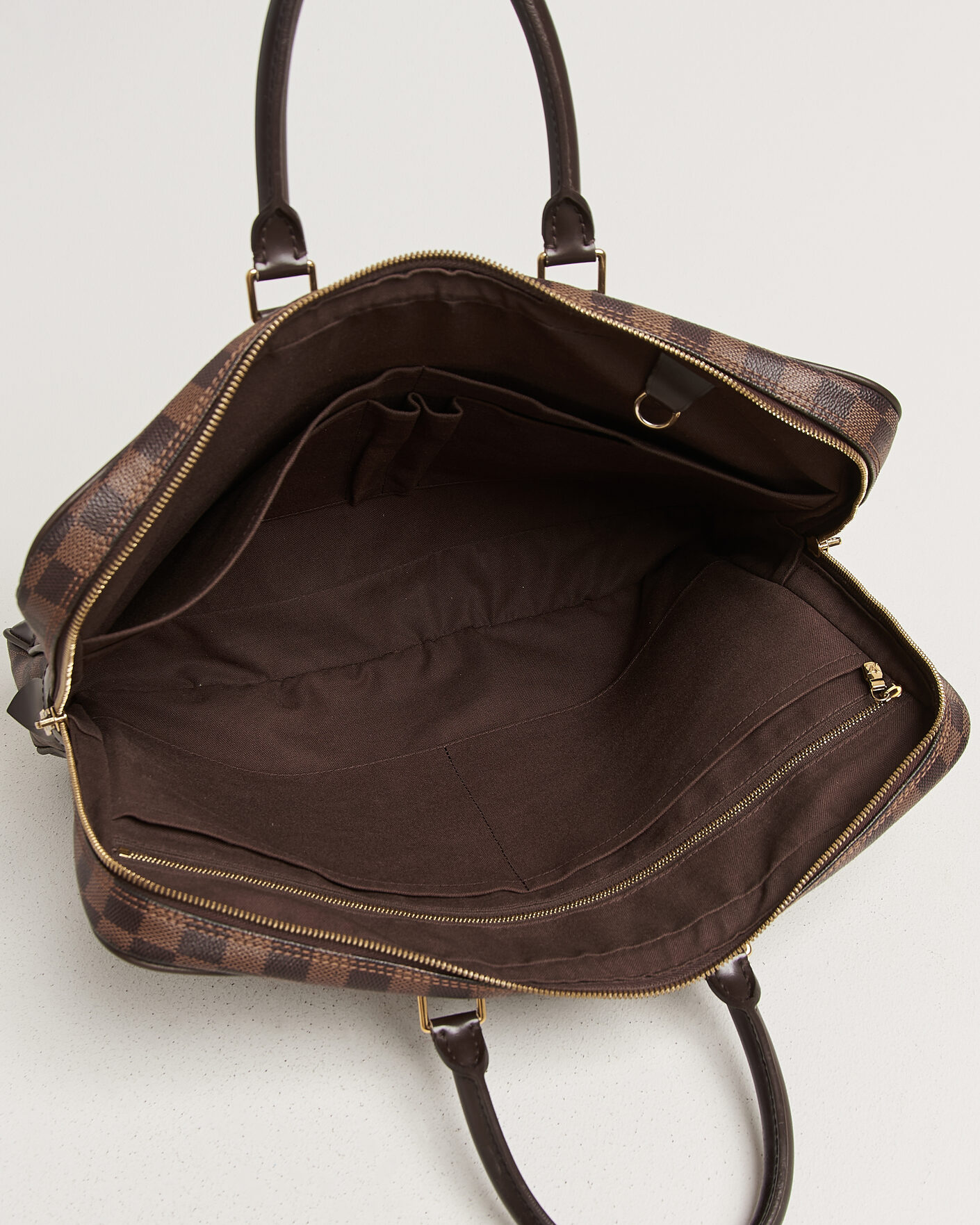 Herre | Pre-Owned & Vintage Bags | Louis Vuitton Pre-Owned | Porte Documents Voyage Damier Ebene
