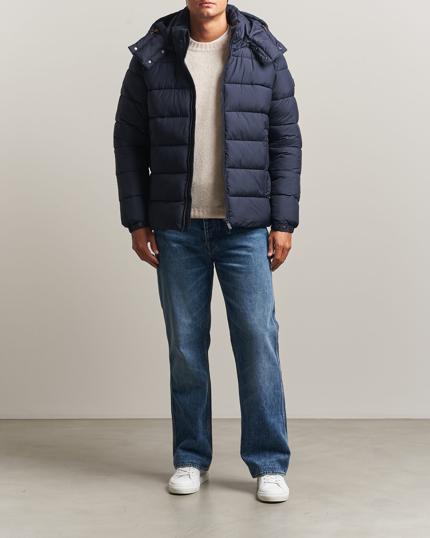 Herre | Jakker | Save The Duck | Boris Matt Padded Puffer Blue Black