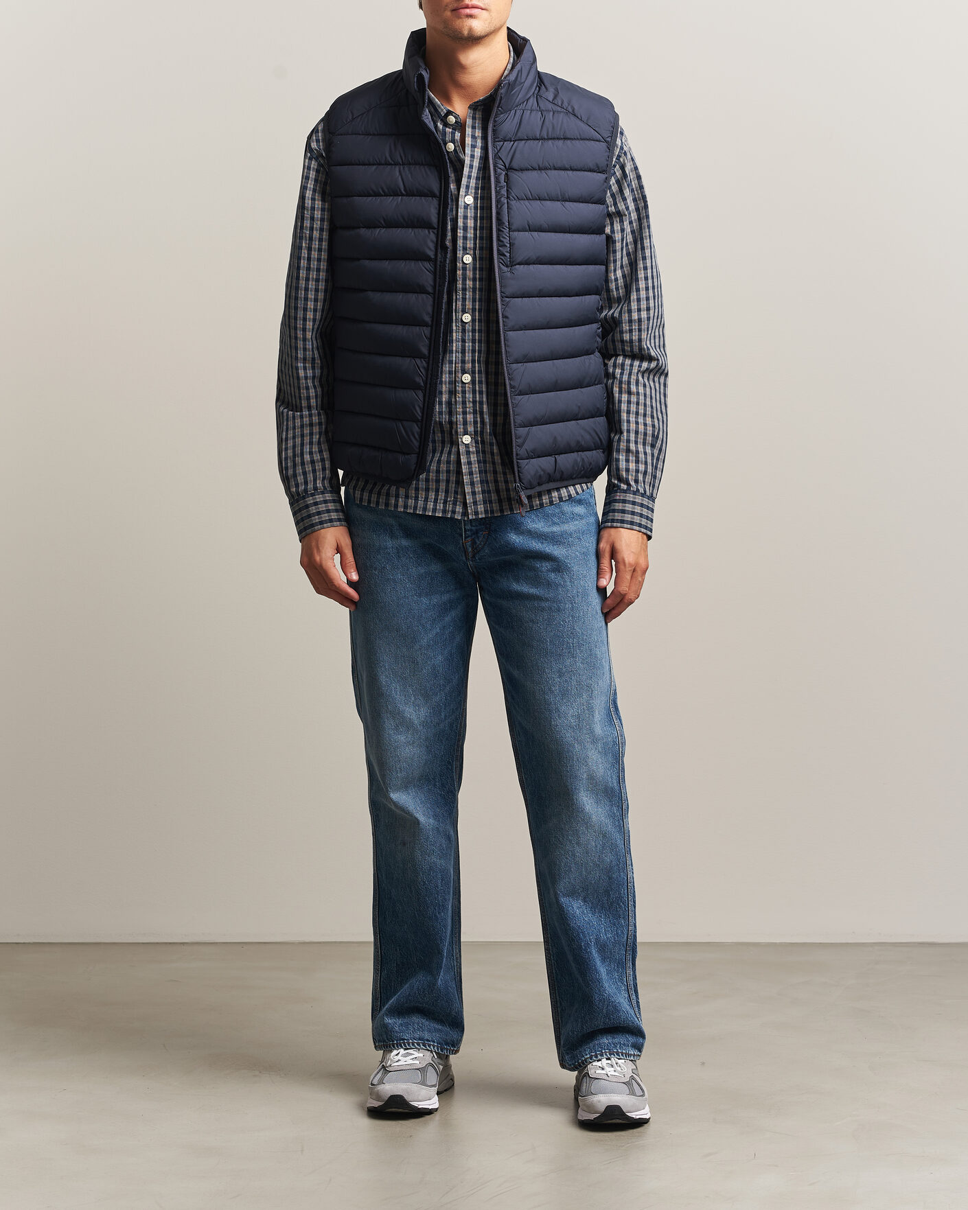 Herre | Veste | Save The Duck | Rhus Matt Lightweight Vest Blue Black