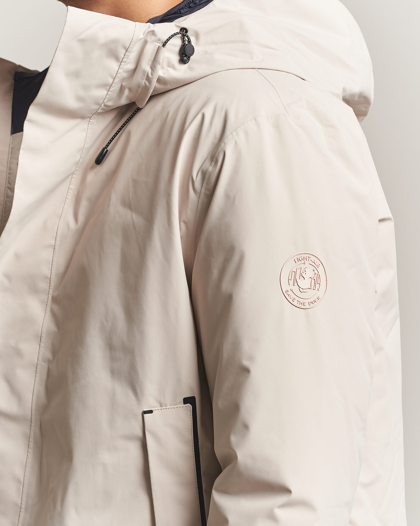 Herre | Jakker | Save The Duck | Arctic Gasparo Hooded Down Jacket Shore Beige