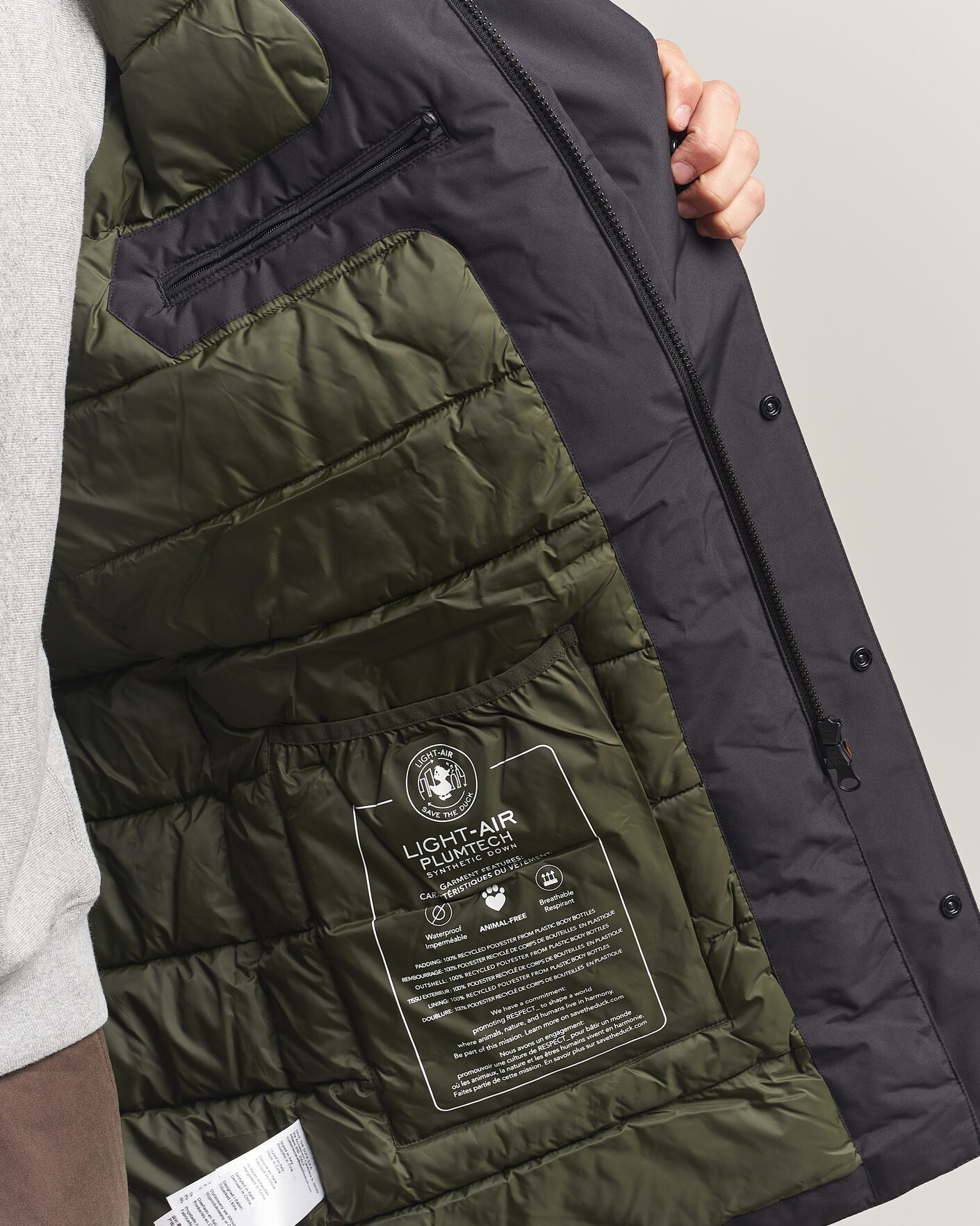 Herre | Jakker | Save The Duck | Arctic Gregoire Down Coat Black