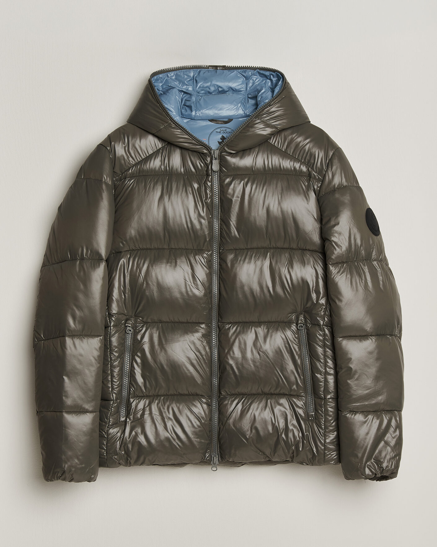 Herre | Jakker | Save The Duck | Edgard Padded Puffer Gunmetal Grey