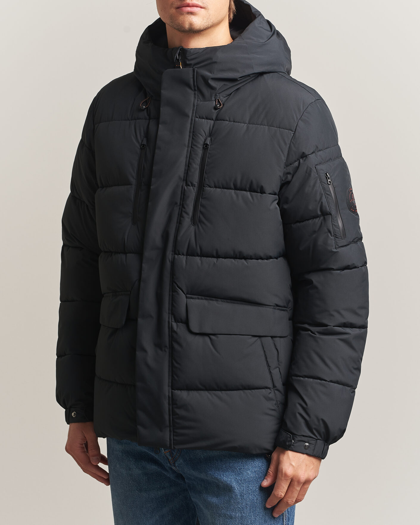 Herre | Jakker | Save The Duck | Espel Short Arctic Parka Black