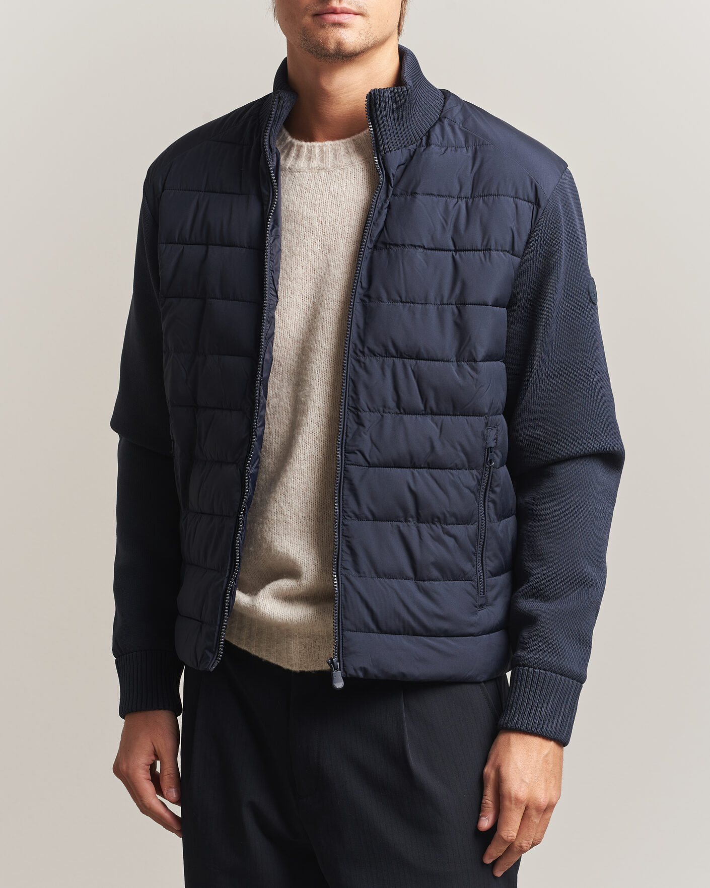 Herre | Jakker | Save The Duck | Sedum Hybrid Jacket Blue Black
