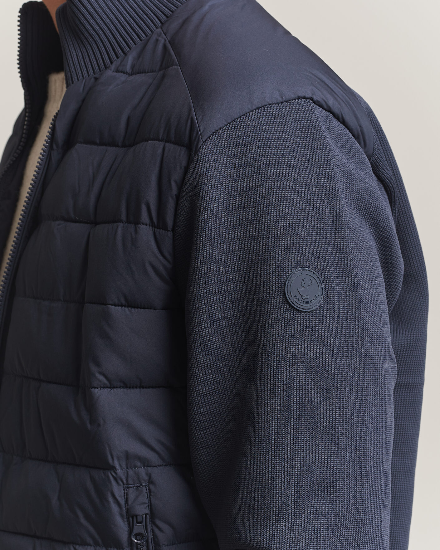 Herre | Jakker | Save The Duck | Sedum Hybrid Jacket Blue Black